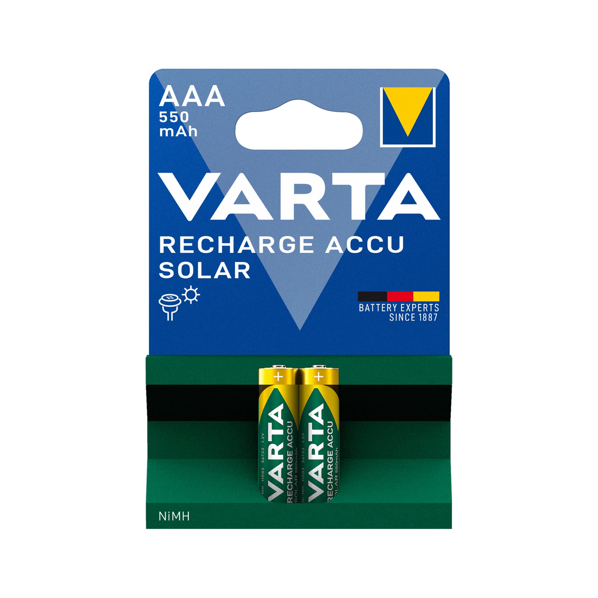 

Akumulator VARTA AAA NiMH 550mAh SOLAR