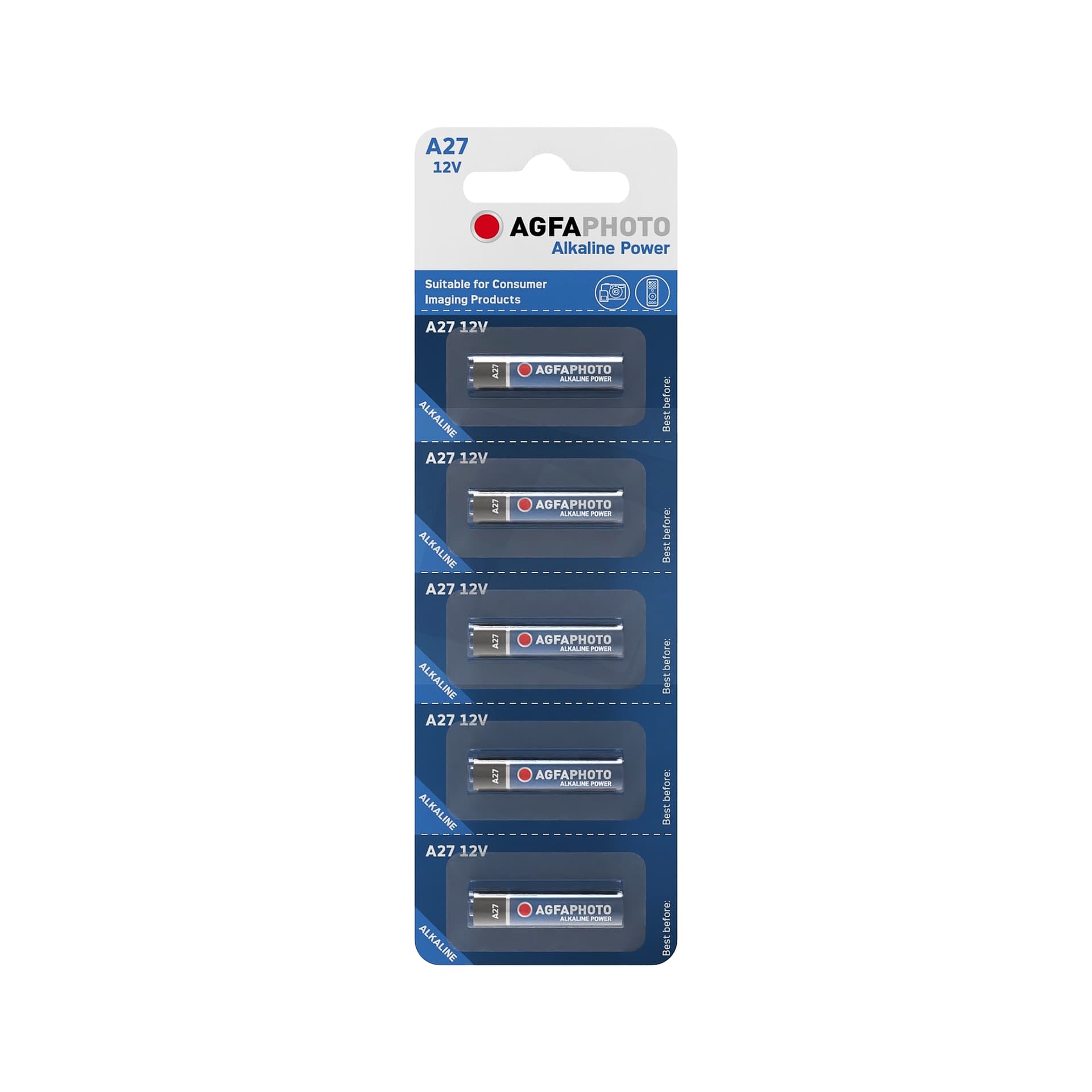 

Bateria AgfaPhoto A27 LR27A 5szt./blist.