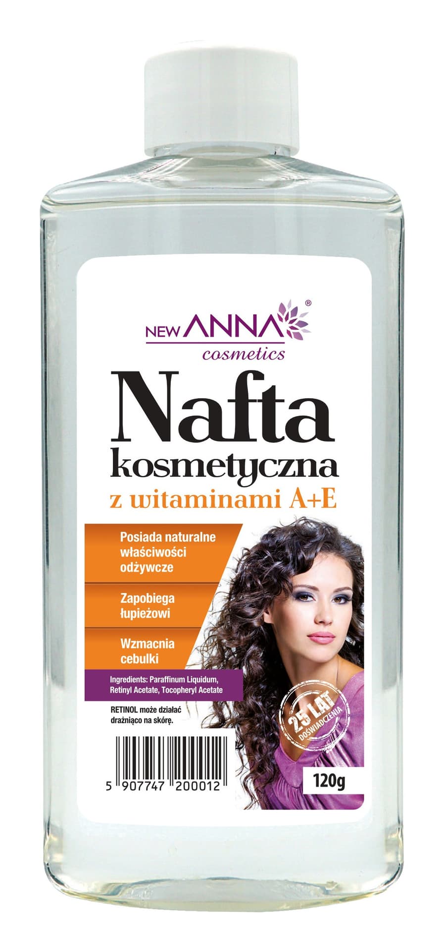 

New Anna Cosmetics Nafta kosmetyczna z witaminami A+E 120g