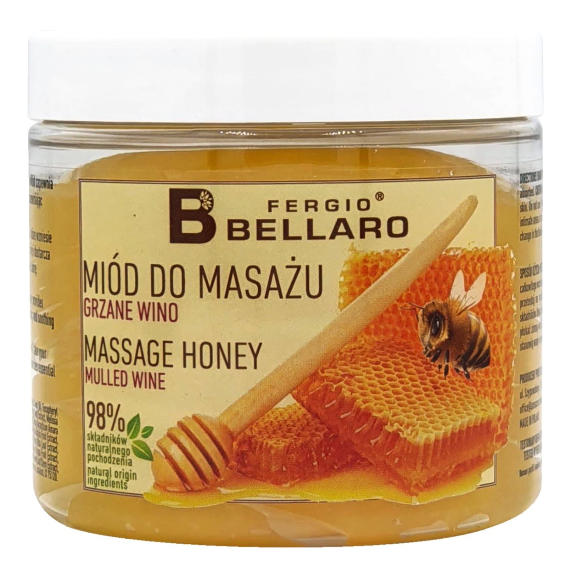 

NEW ANNA Fergio Bellaro Miód do masażu - Grzane Wino 160g