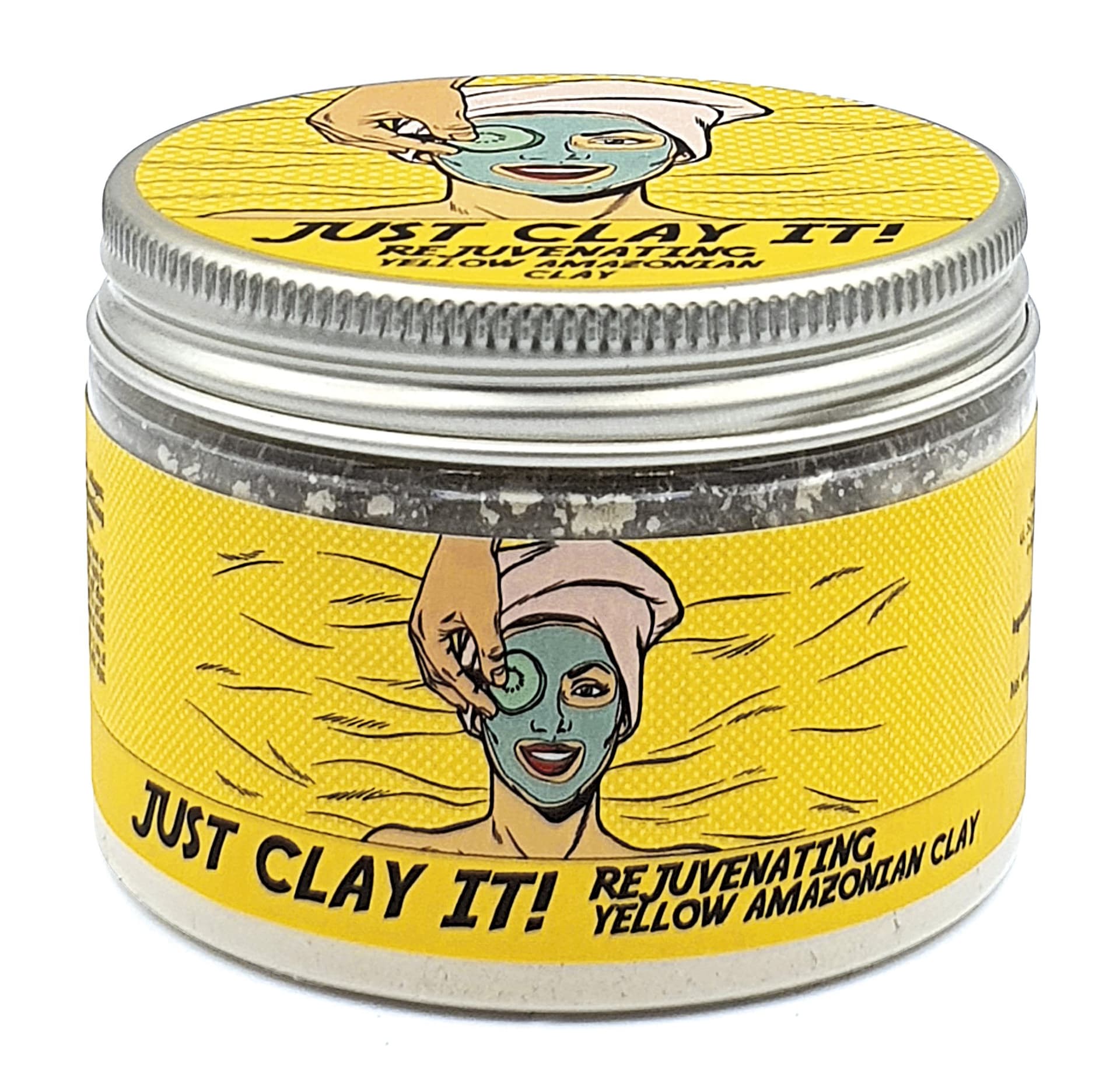 

EcoU Just Clay It! Żółta Glinka do twarzy odmładzająca 70g