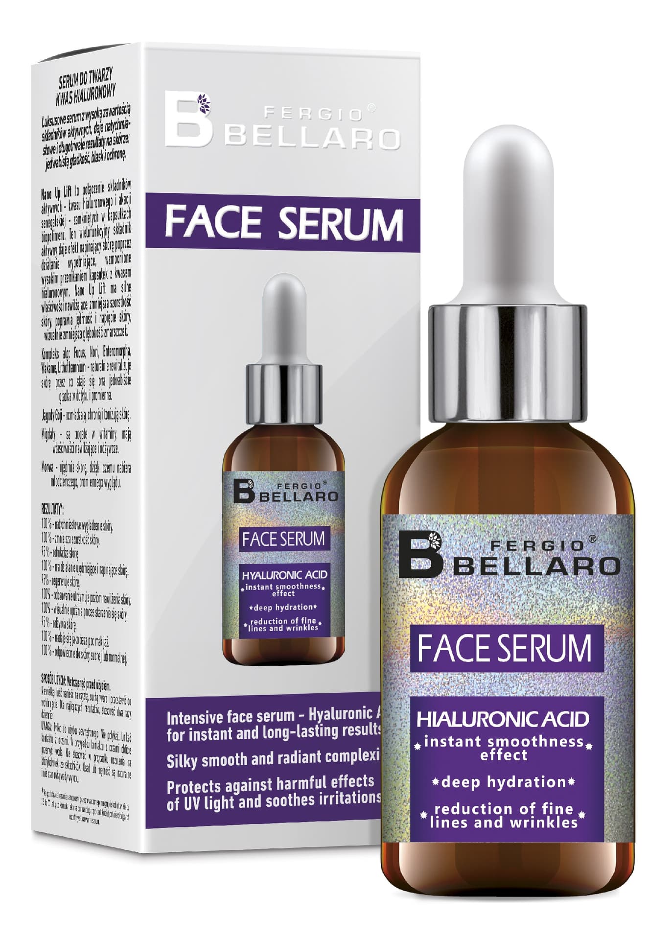 

Fergio Bellaro Hialuronic Acid Serum do twarzy wygładzające 30ml