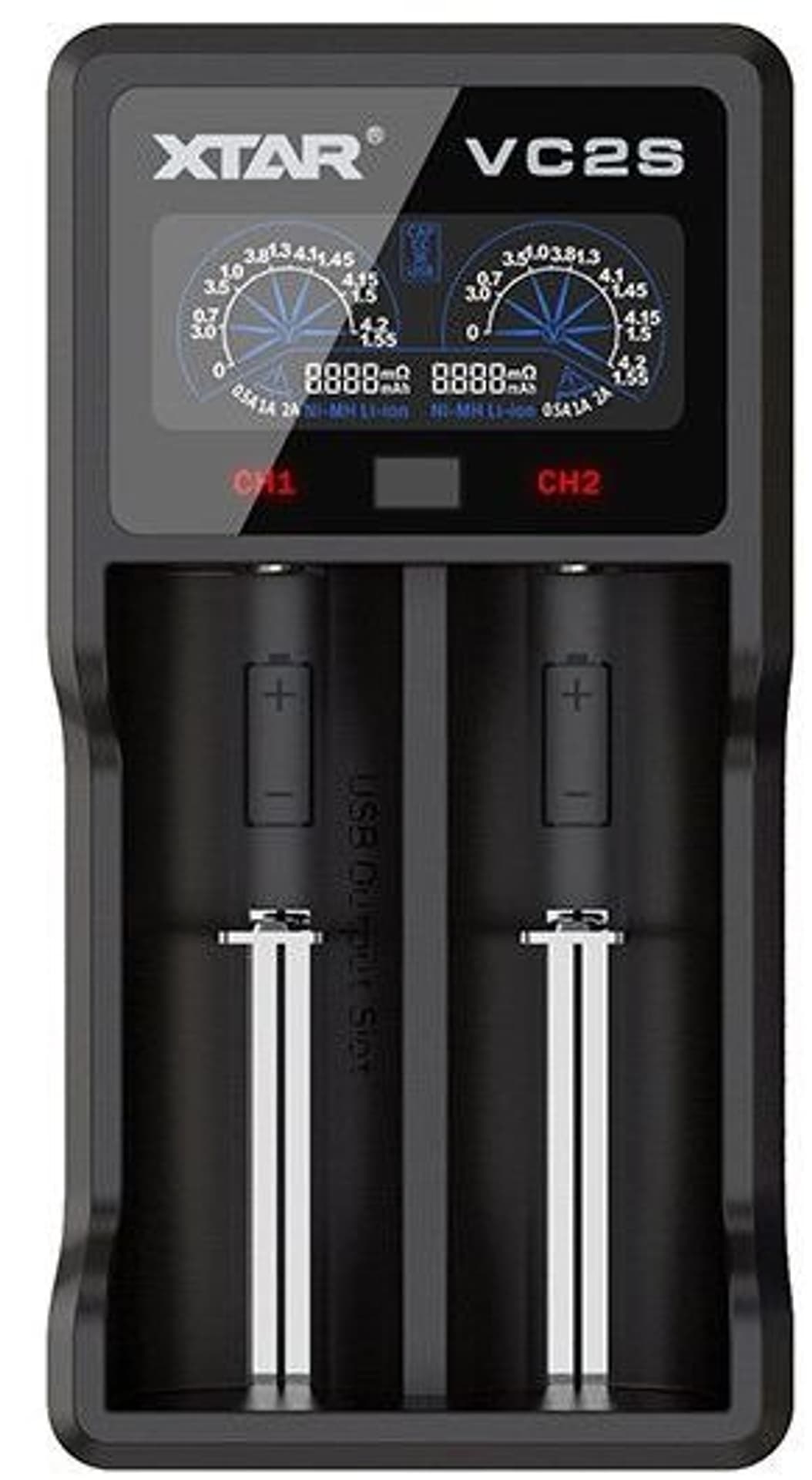 

Ładowarka do akumulatorów cylindrycznych Li-ion / Ni-MH / Ni-CD 18650 Xtar VC2S