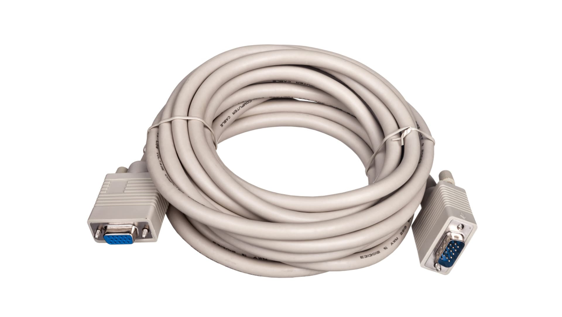 

Kabel przedłużający SVGA Typ DSUB15/DSUB15, M/Ż beżowy 5m AK-310203-050-E