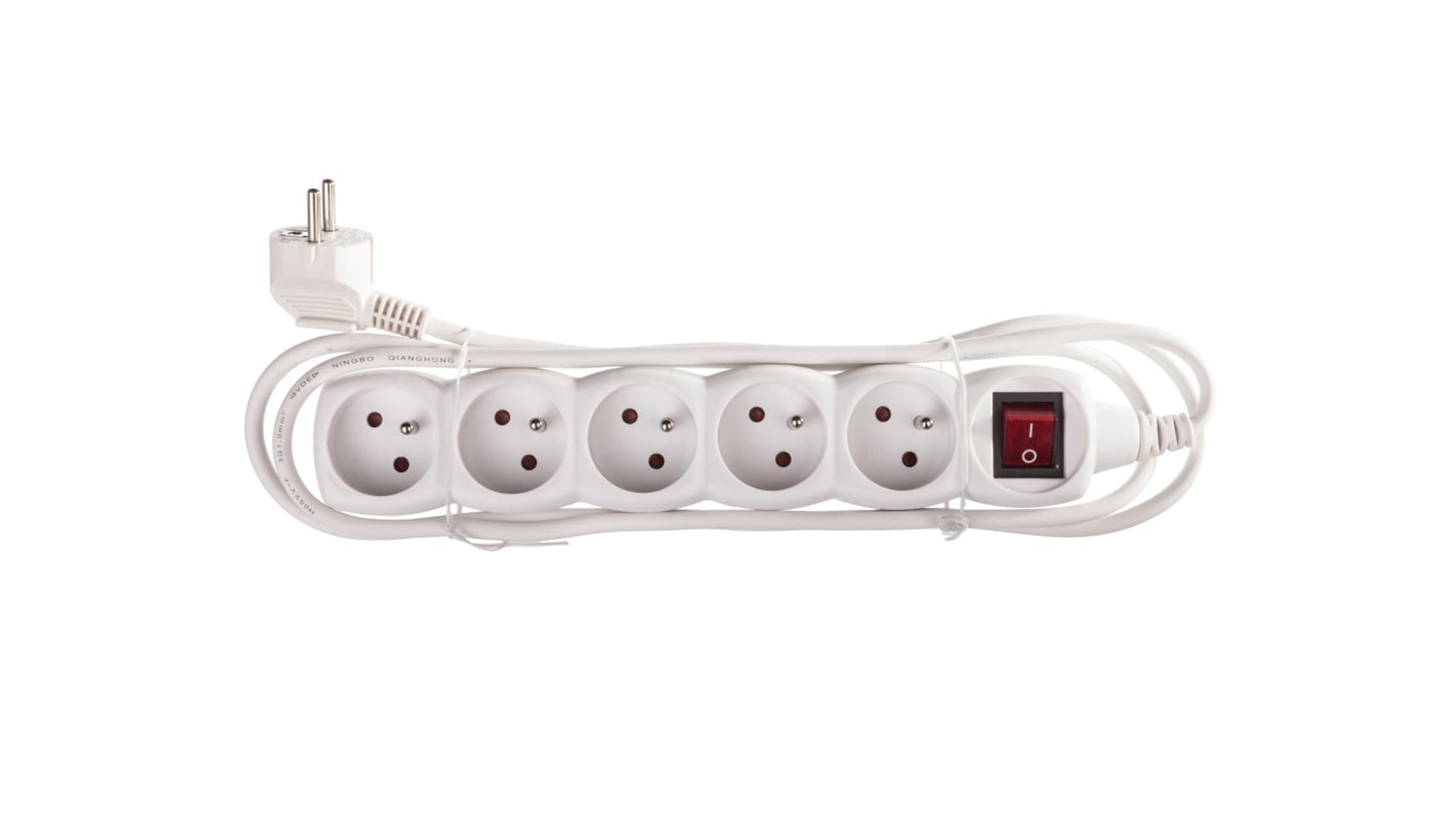 

Przedłużacz z wyłącznikiem 5-gniazd z/u 2m /H05VV-F 3G1/ biały P1512