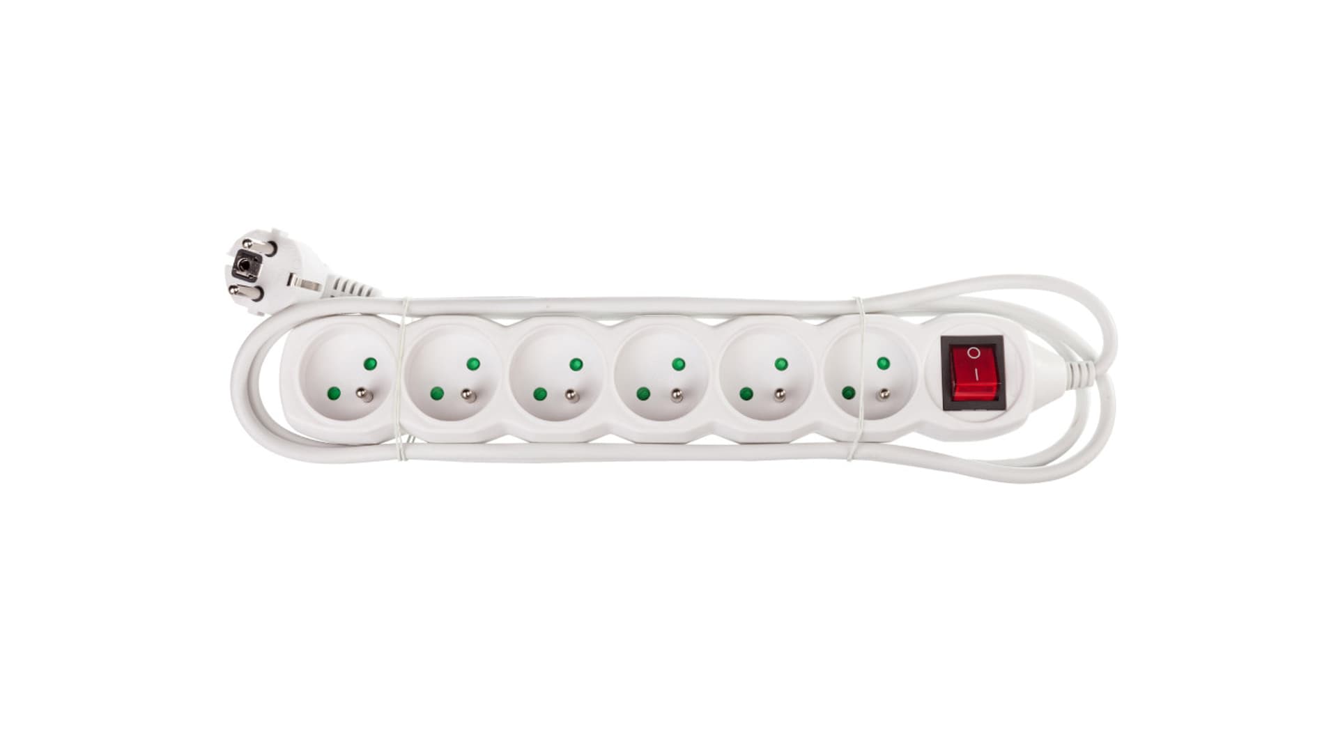 

Przedłużacz z wyłącznikiem 6-gniazd z/u 2m /H05VV-F 3G1/ biały P1612
