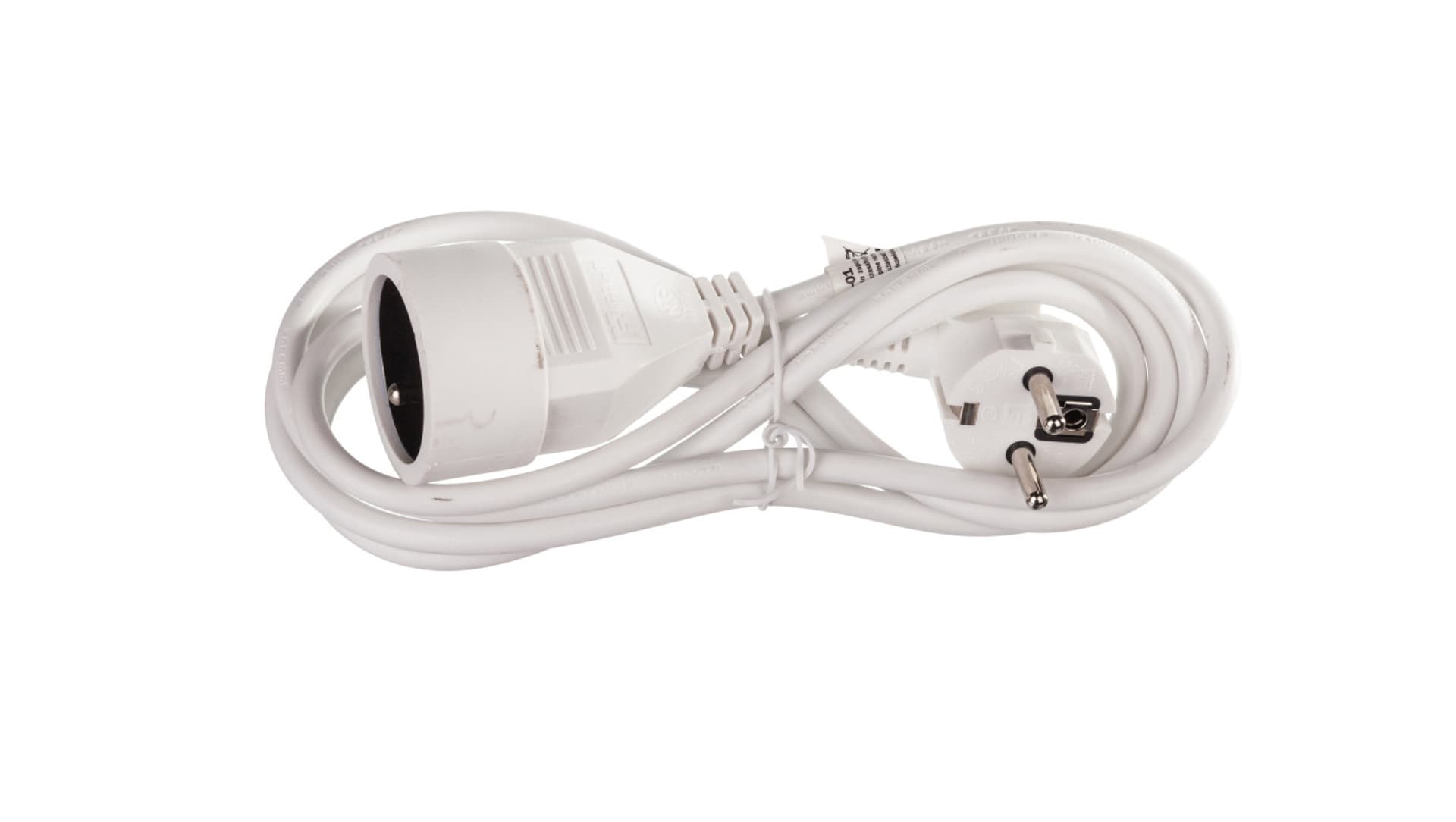 

Przedłużacz 1-gniazdo z/u 2m /H05VV-F 3x1/ biały P0112