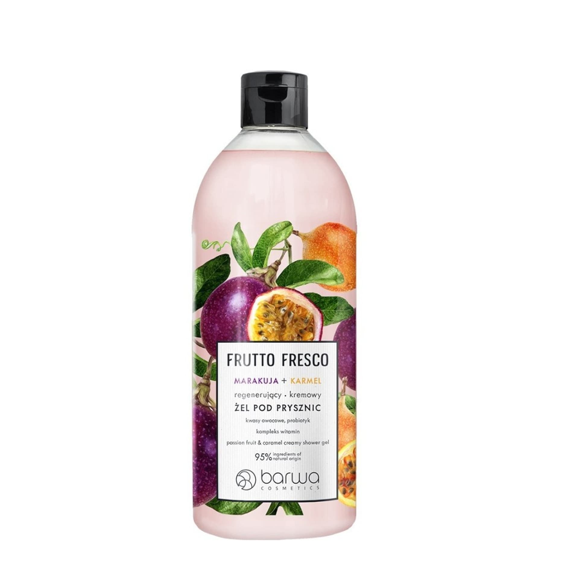 

BARWA Frutto Fresco Regenerujący Kremowy Żel pod prysznic Marakuja+Karmel 480ml