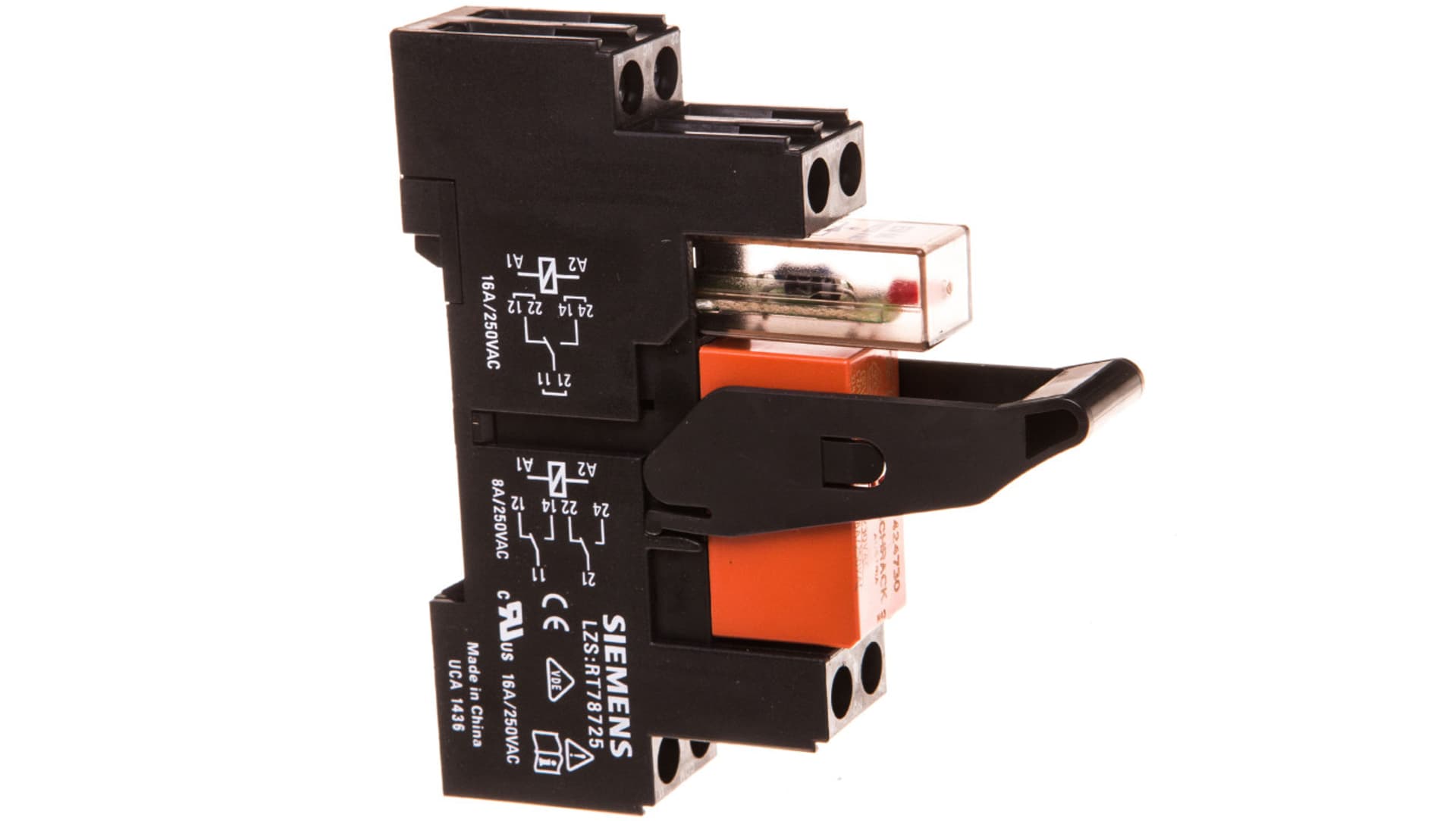 

Przekaźnik interfejsowy 2P 16A 230V AC LZS:RT4A4T30