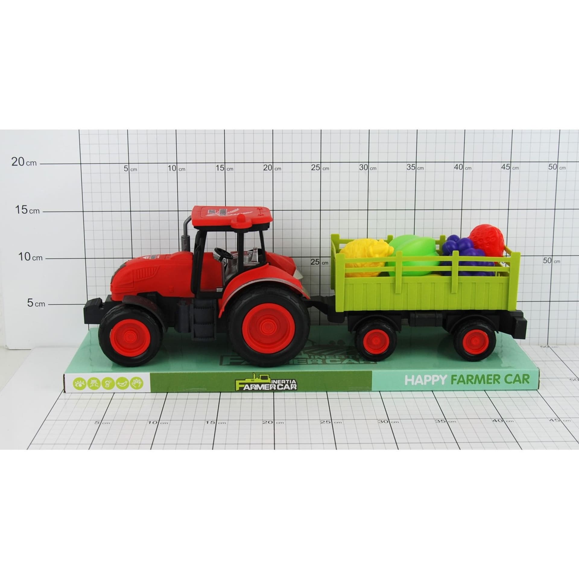 

TRAKTOR Z PRZYCZEPĄ POD KLOSZEM