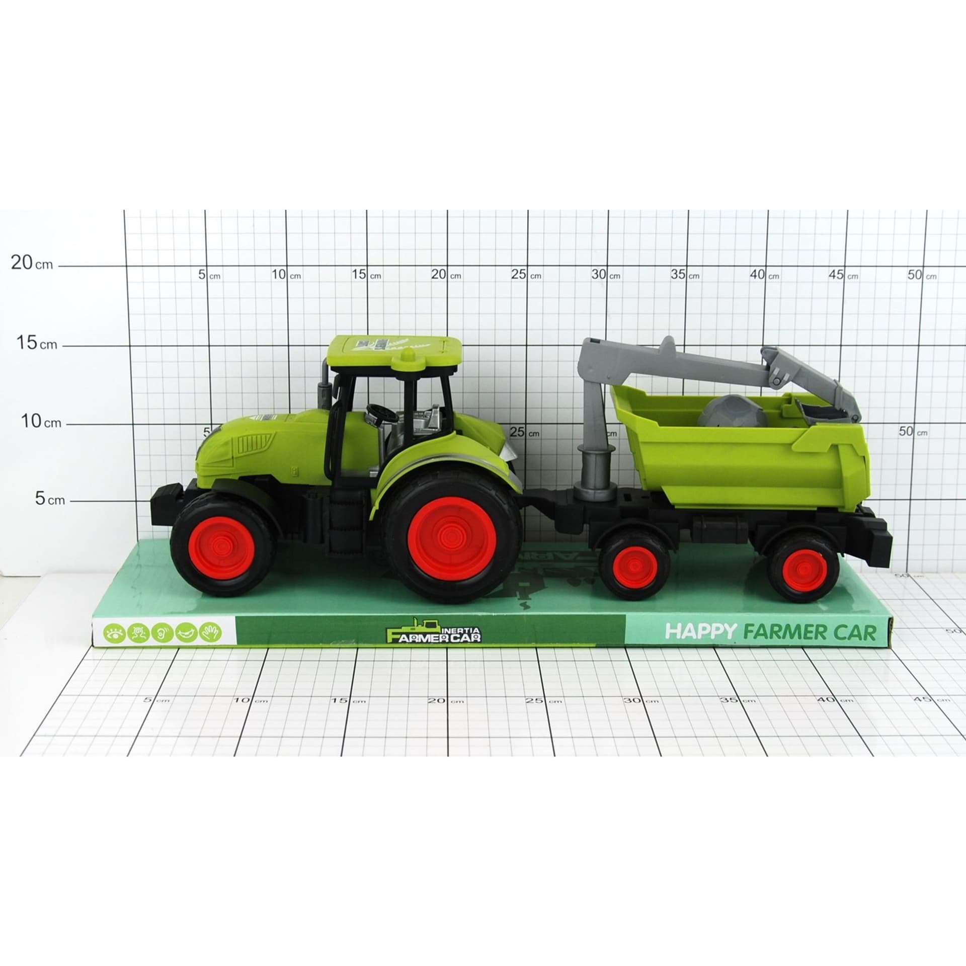 

TRAKTOR Z PRZYCZEPĄ POD KLOSZEM
