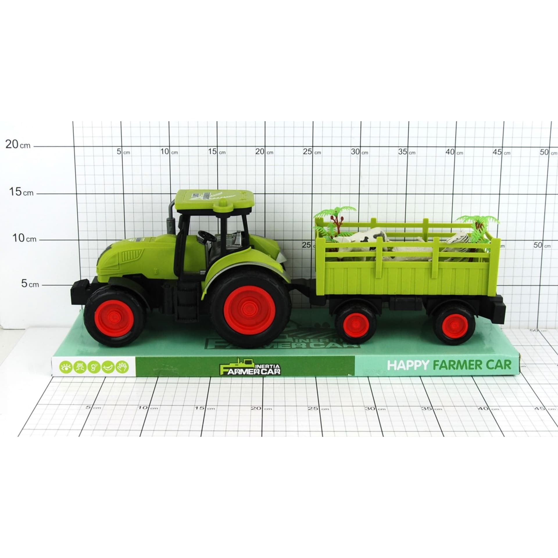 

TRAKTOR Z PRZYCZEPĄ POD KLOSZEM