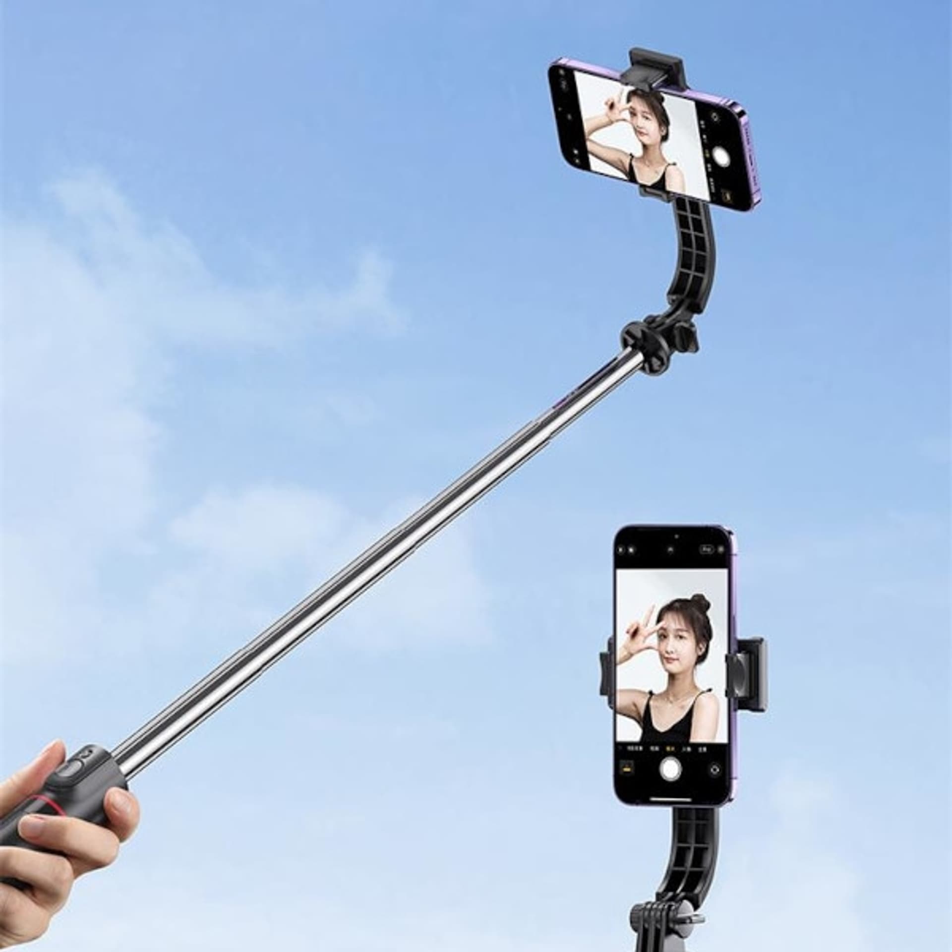 

USAMS Selfie Stick Tripod czarny/black ZB25601 (US-ZB256)
