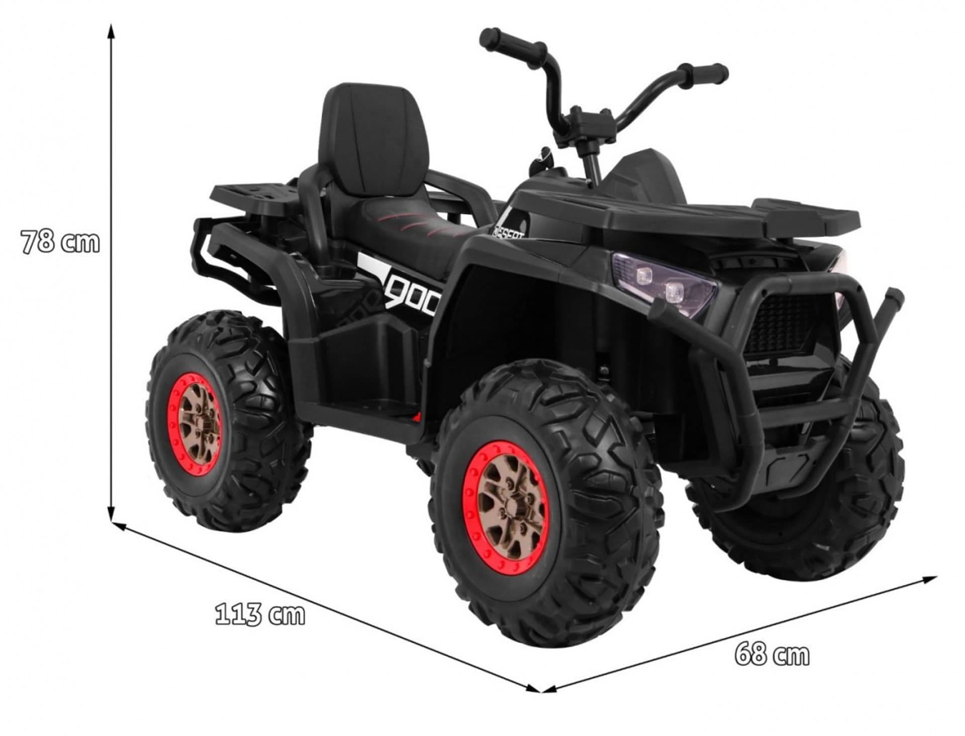 

Pojazd Quad ATV Desert Czarny