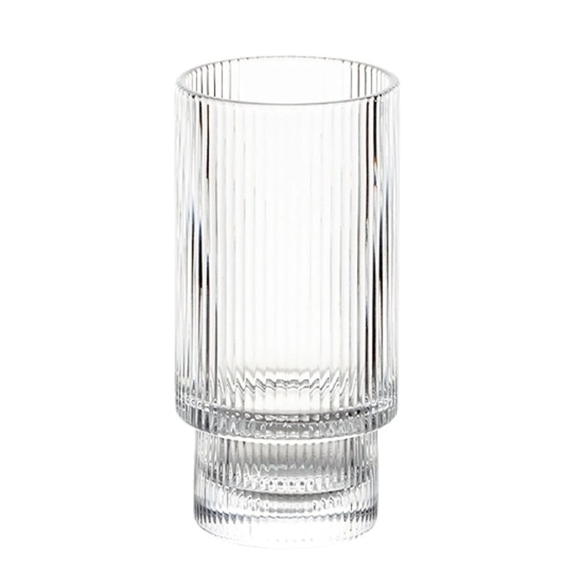 

Szklanki 270ml Ryflowane długie do kawy latte long drinków zestaw 4szt w pudełku SZK36