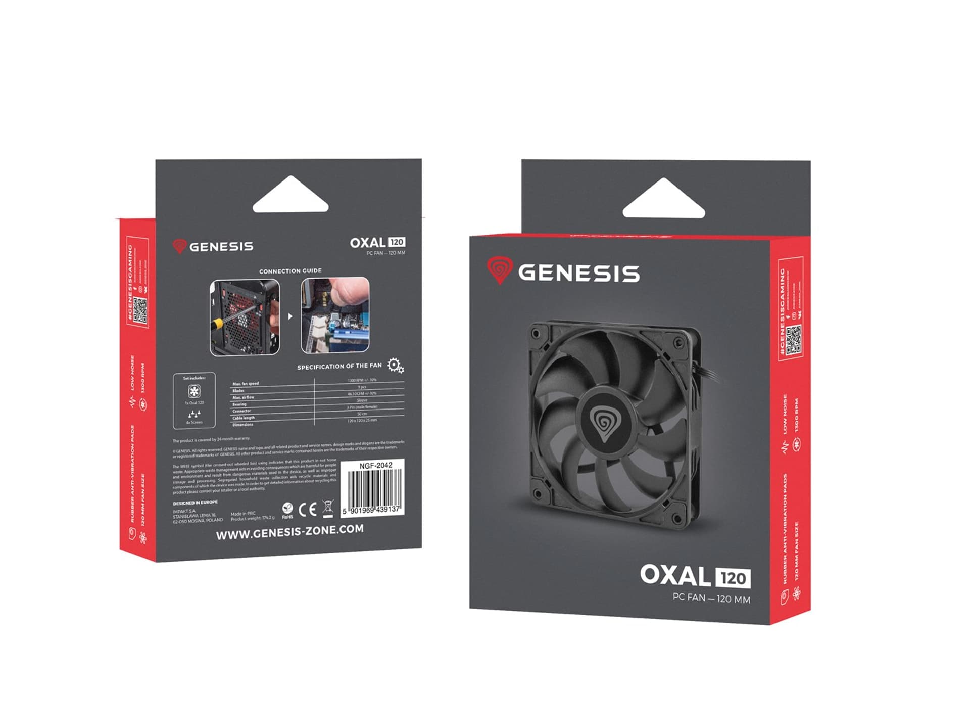 

GENESIS WENTYLATOR OXAL 120 NGF-2042