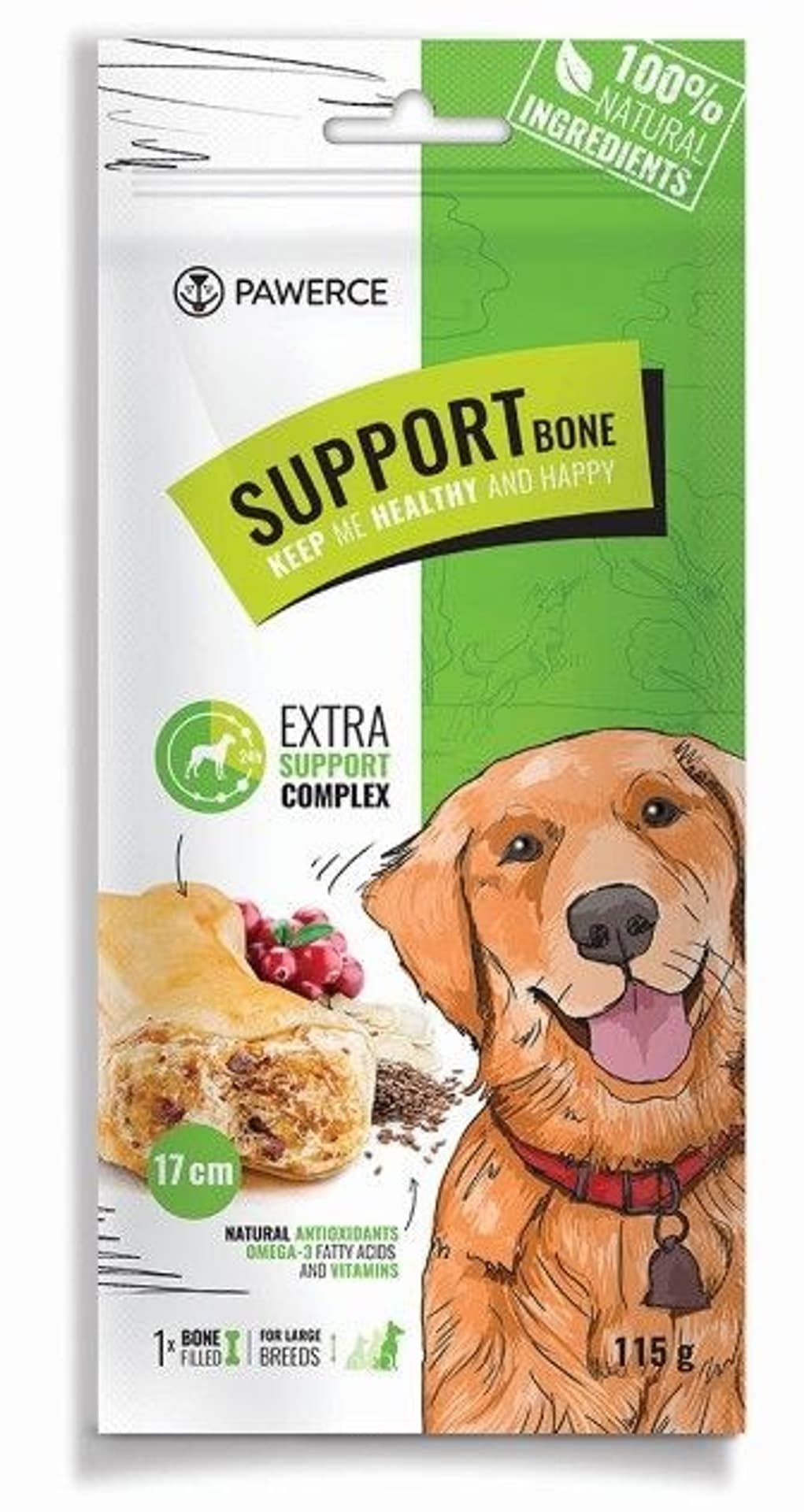 

Pawerce Support bone large breeds, 1szt/op 115g