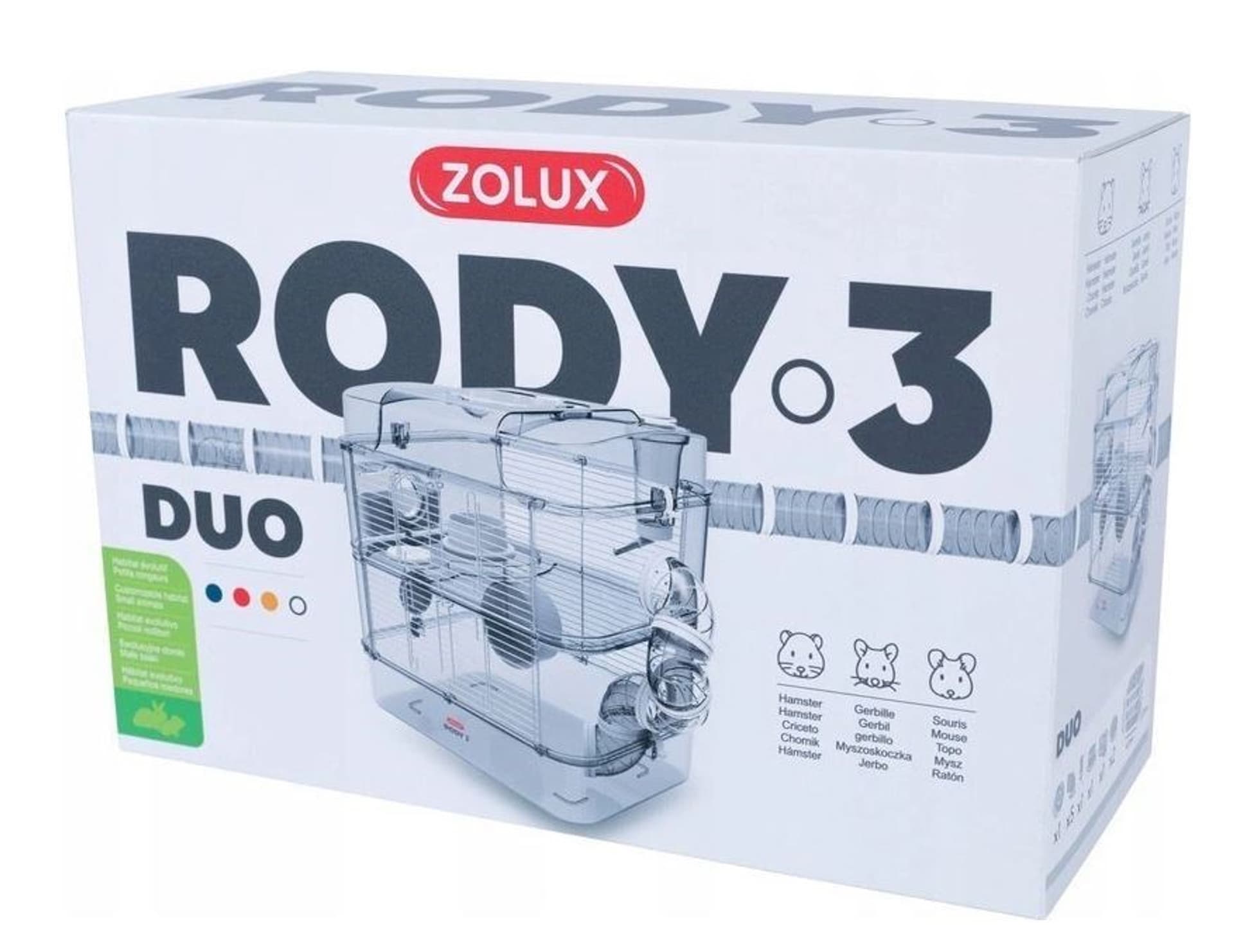 

ZOLUX Klatka RODY3 DUO kol. biały