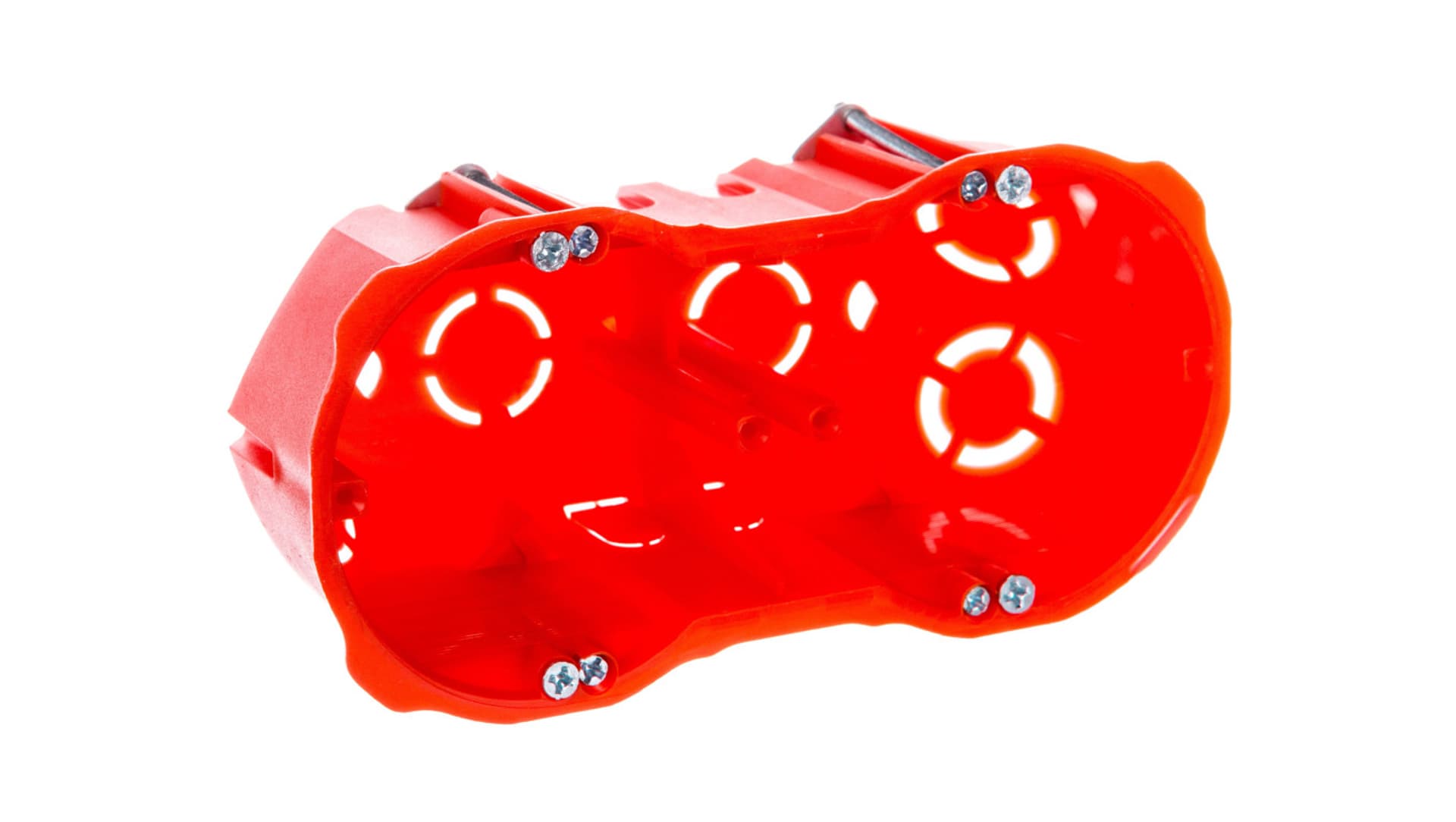 

Puszka p/t regips 3x60mm głęboka z wkrętami czerwona 0286-00