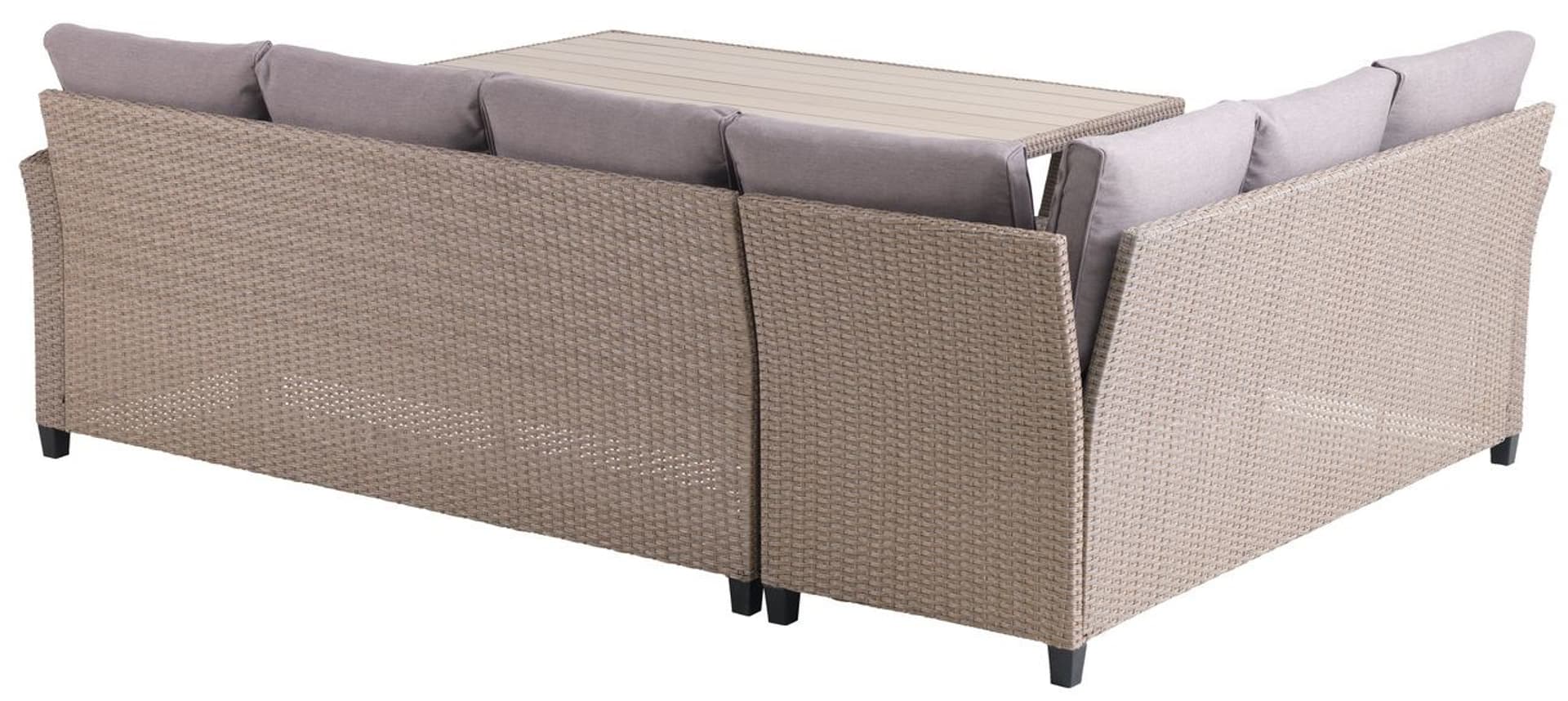 

Zestaw ogrodowy (sofa narożna+stół) ULLEHUSE natur.