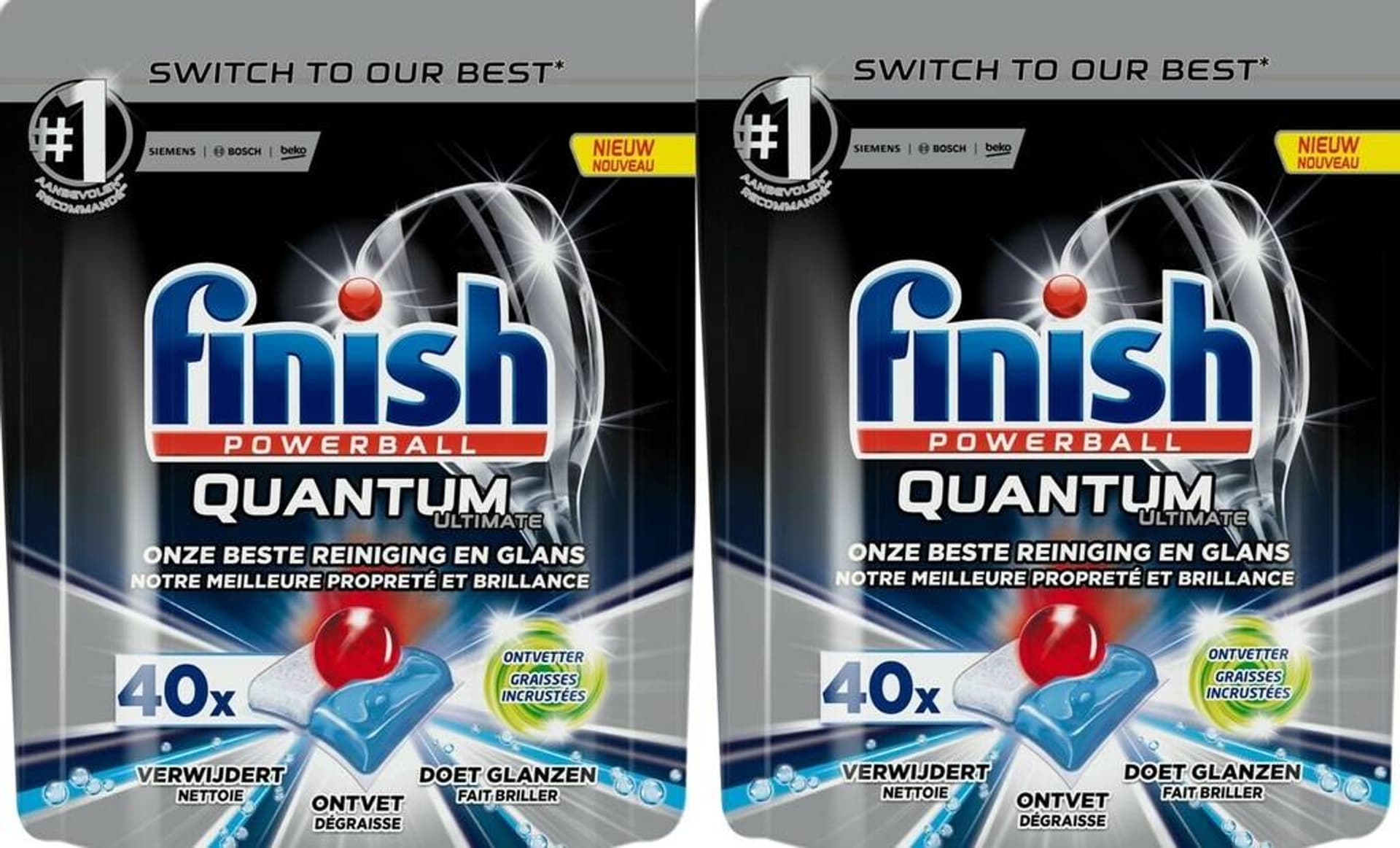

Finish Quantum Ultimate Tabletki do Zmywarki 40 + 40 szt.