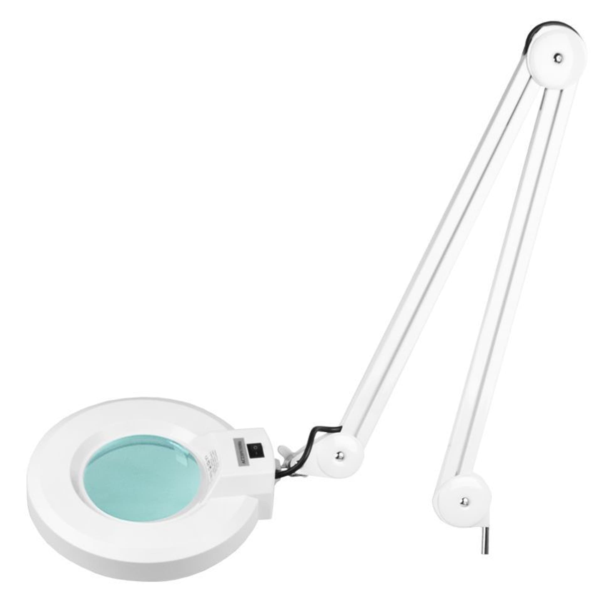 

Lampa lupa S4 + statyw biała