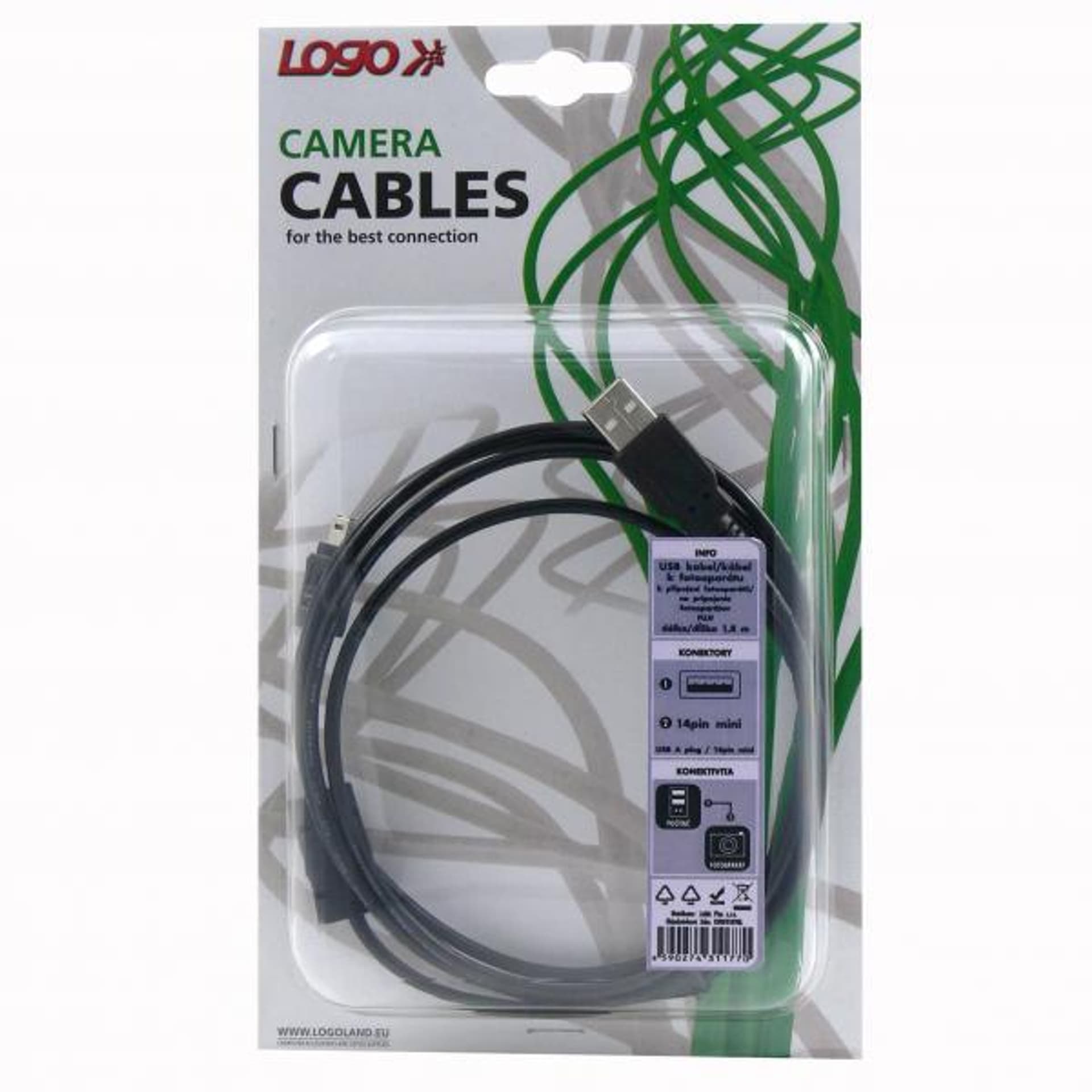 

Logo USB kabel (2.0), USB A M - 14-pin M, .8m, czarny, blistr, FUJI, 2.0)/usb a m - 14-pin m/czarny/blistr/fuj