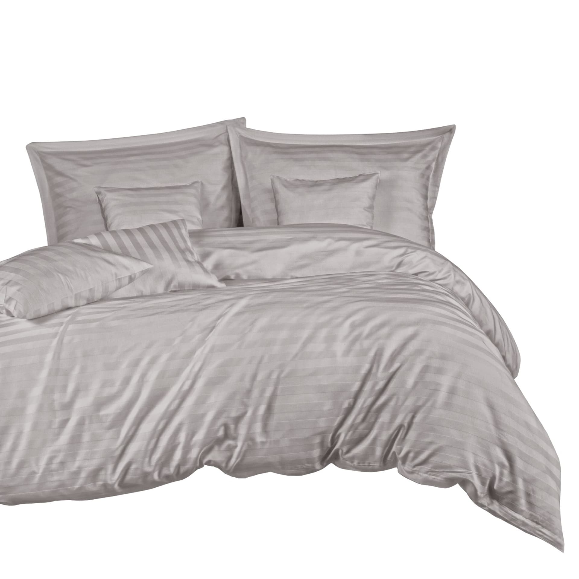 

Pościel satyna bambusowo-bawełniana (P) STRIPE GREY/140x200 +1x70x80 z listwą +2x40x40 BAMBOO (promocja)