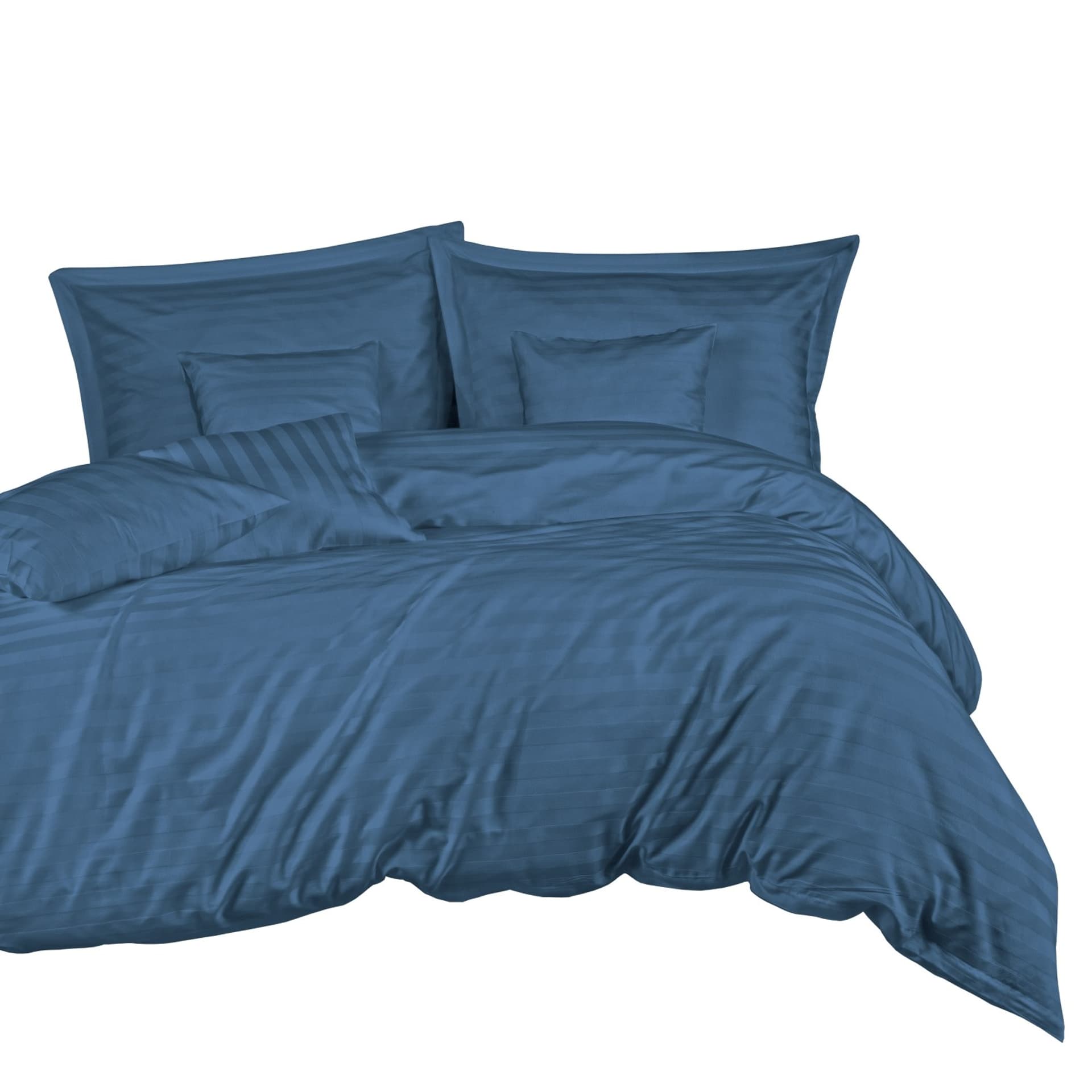 

Pościel satyna bambusowo-bawełniana (P) STRIPE CORNFLOWER/180x200 +2x70x80 z listwą +4x40x40 BAMBOO (promocja)