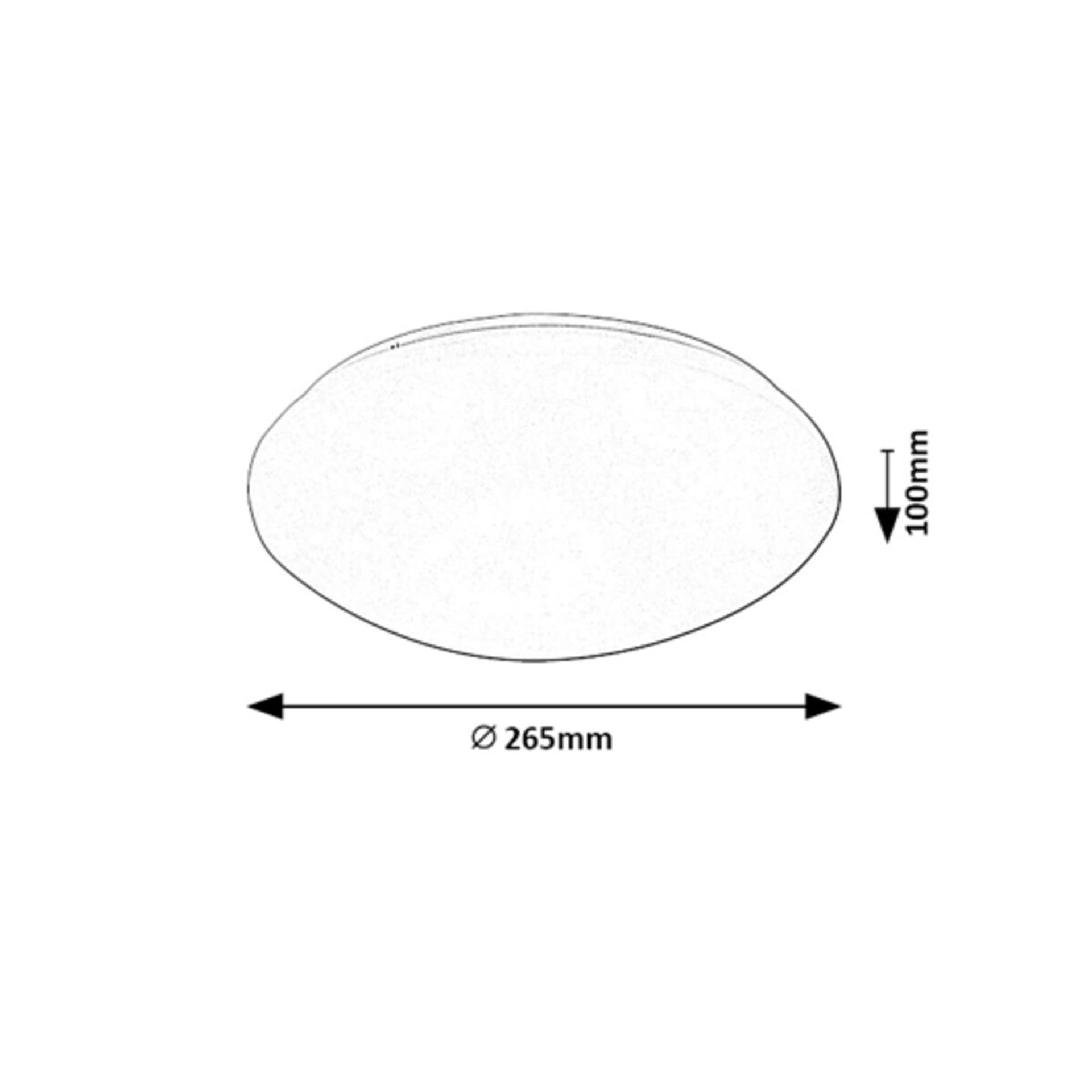 

Lampa sufitowa Lucas Rabalux biała 12W czujnik ruchu D26,5 cm IP44 71132