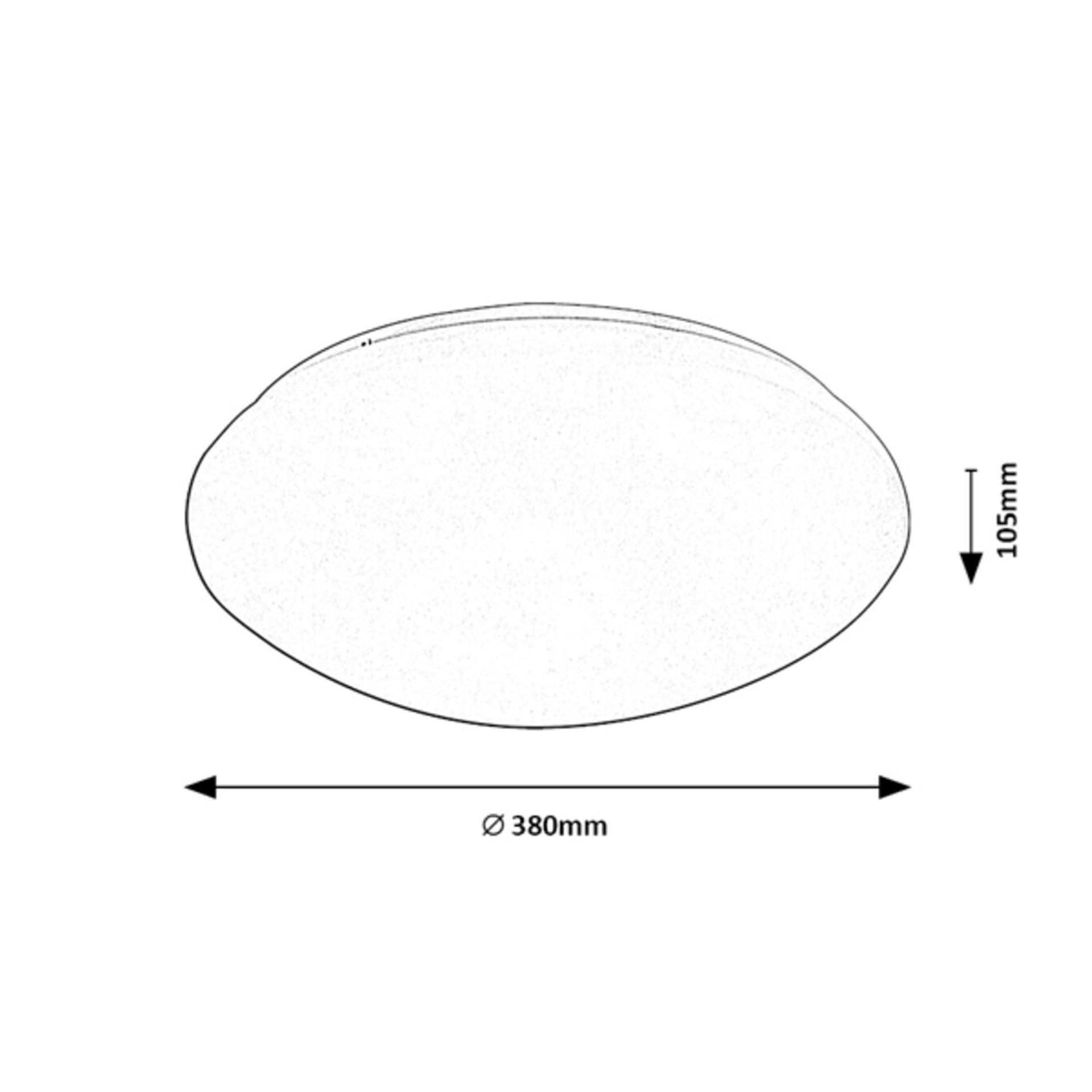 

Lampa sufitowa Lucas Rabalux biała 24W czujnik ruchu D38 cm IP44 71134
