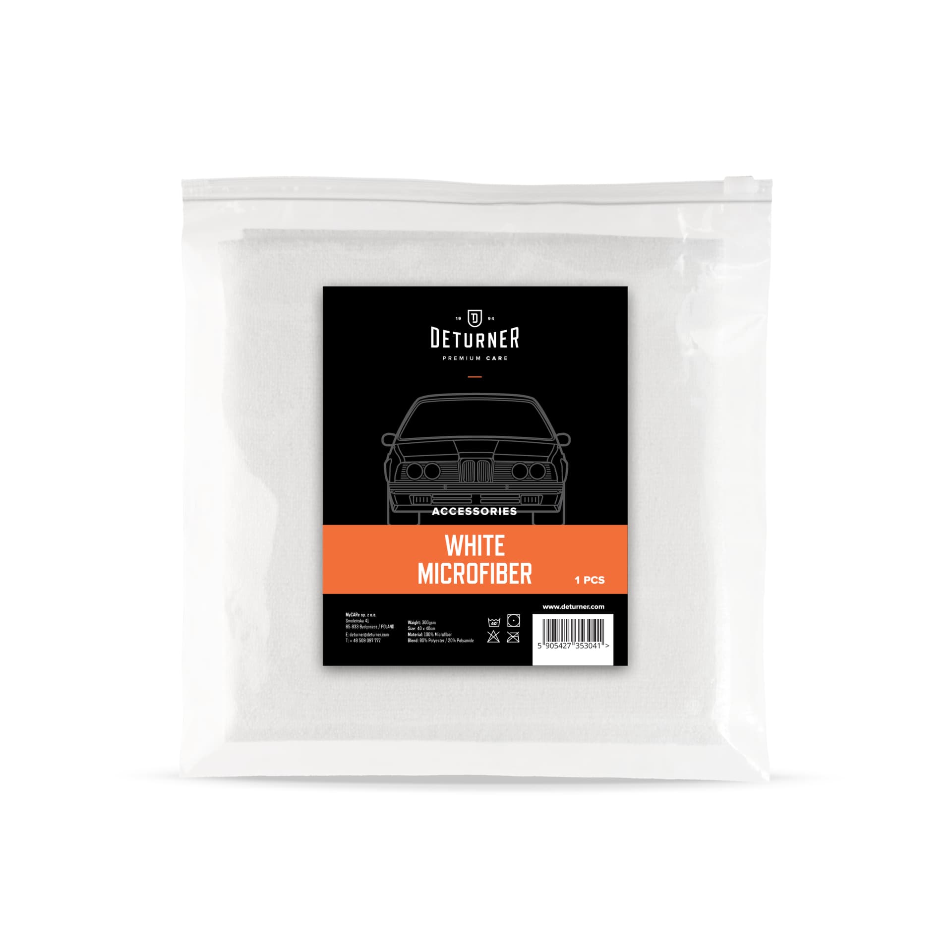 

Deturner White Microfiber - uniwersalna mikrofibra