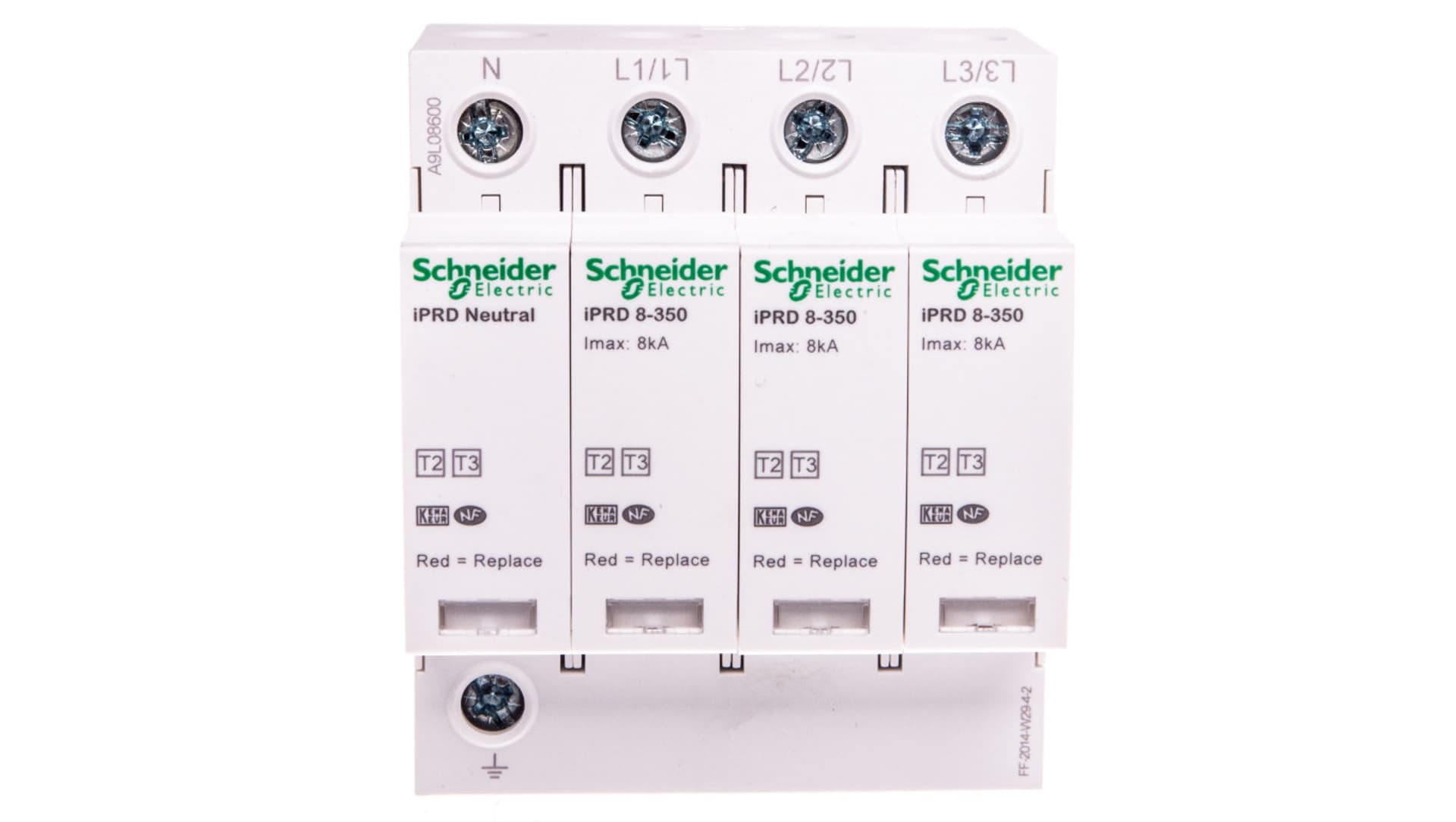 

Ogranicznik przepięć D 4P 8kA 1,1kV 350V iPRD A9L08600