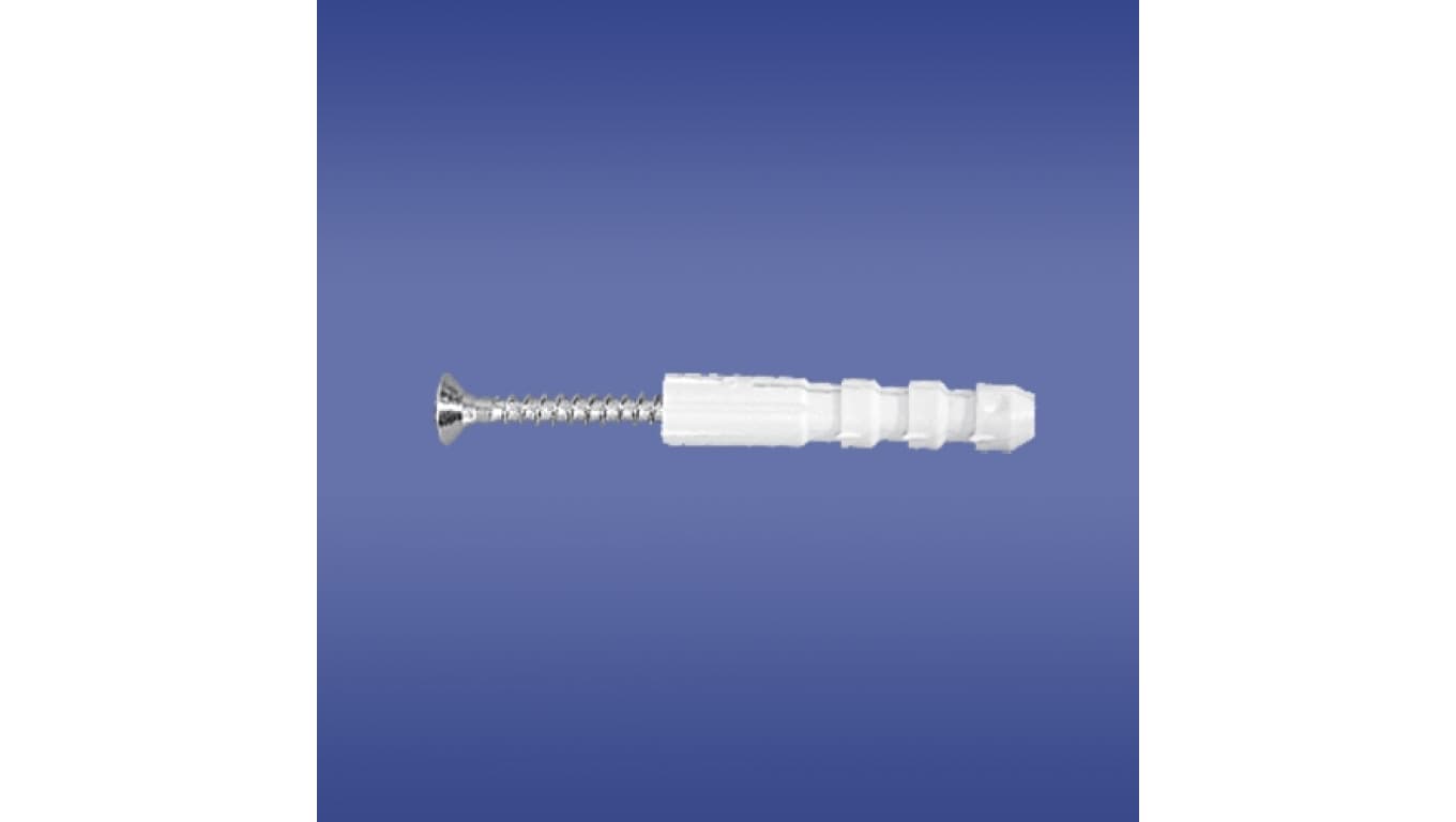 

Kołek rozporowy z wkrętem /krzyżowym/ KR fi6 3,5x40 22.003 /200 szt./
