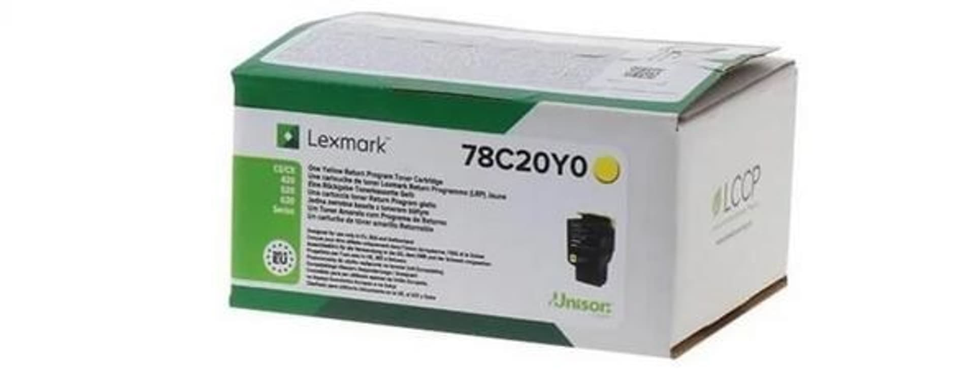 

Oryginalny Toner Yellow Lexmark CS421, CS521, CS622, CX421, CX522, CX622, CX625 (78C20Y0)