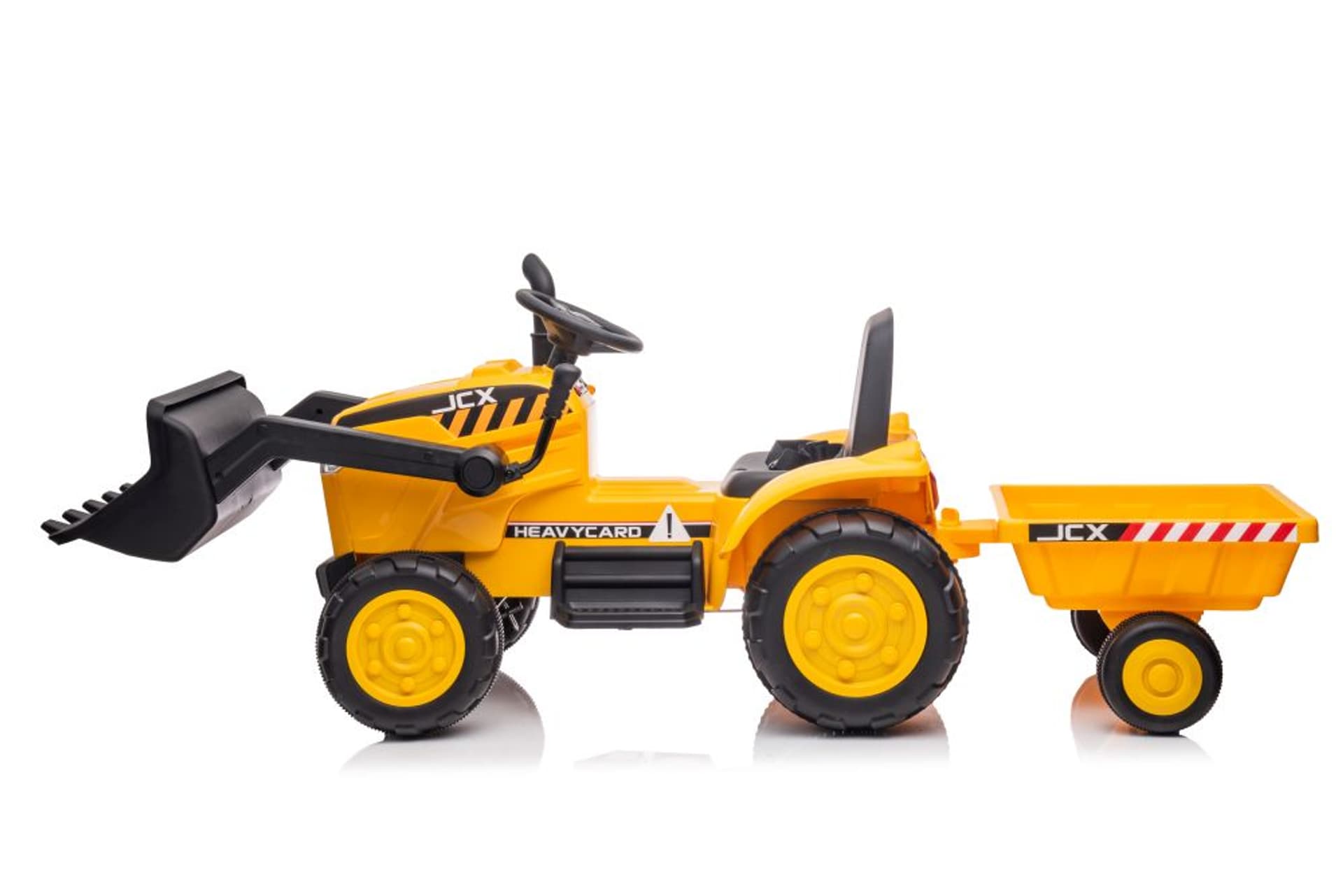 

Traktor Na Akumulator Z Przyczepą S617 Żółty