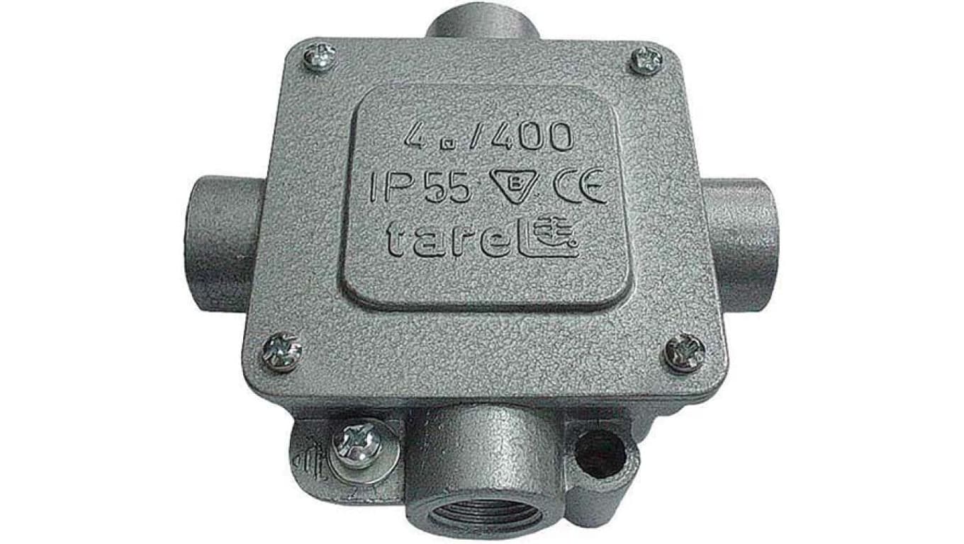

Puszka odgałęźna metalowa 5-torowa 4mm2 3 wejścia IP55 015
