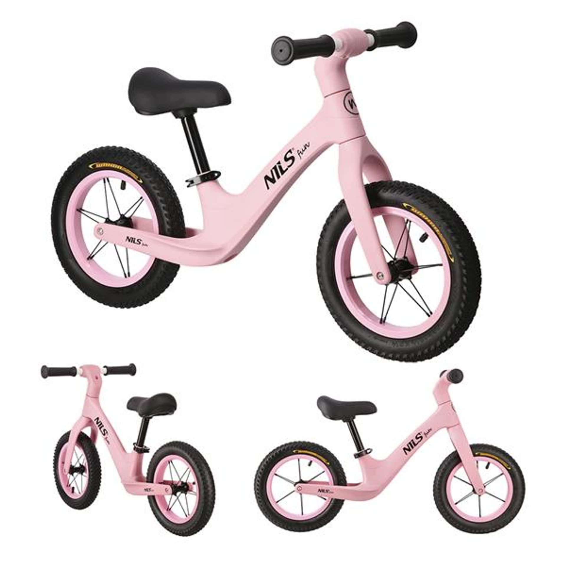 

RB100 PINK ROWEREK BIEGOWY NILS FUN
