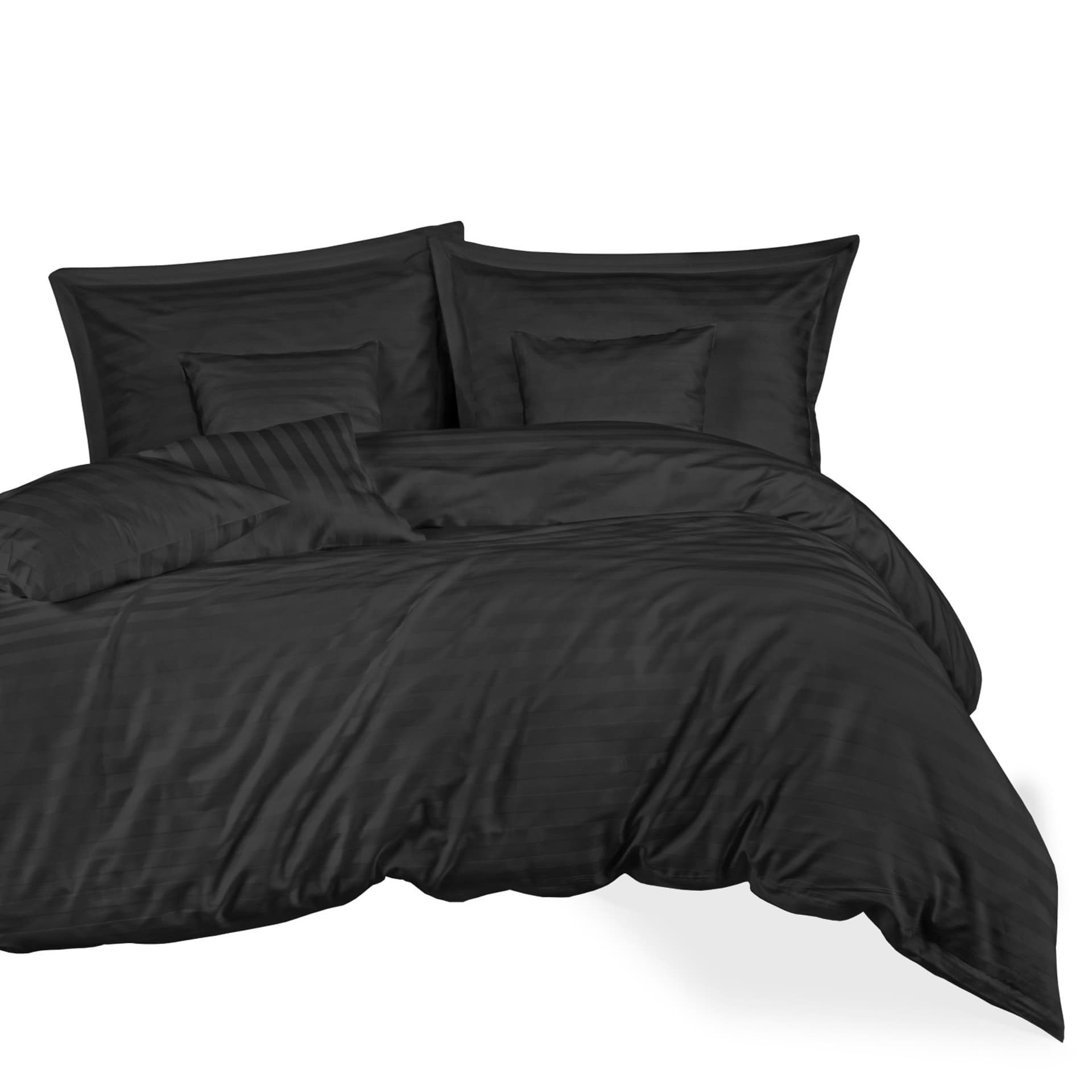

Pościel satyna bambusowo-bawełniana (P) STRIPE BLACK/160x200 +2x70x80 z listwą +4x40x40 BAMBOO (promocja)