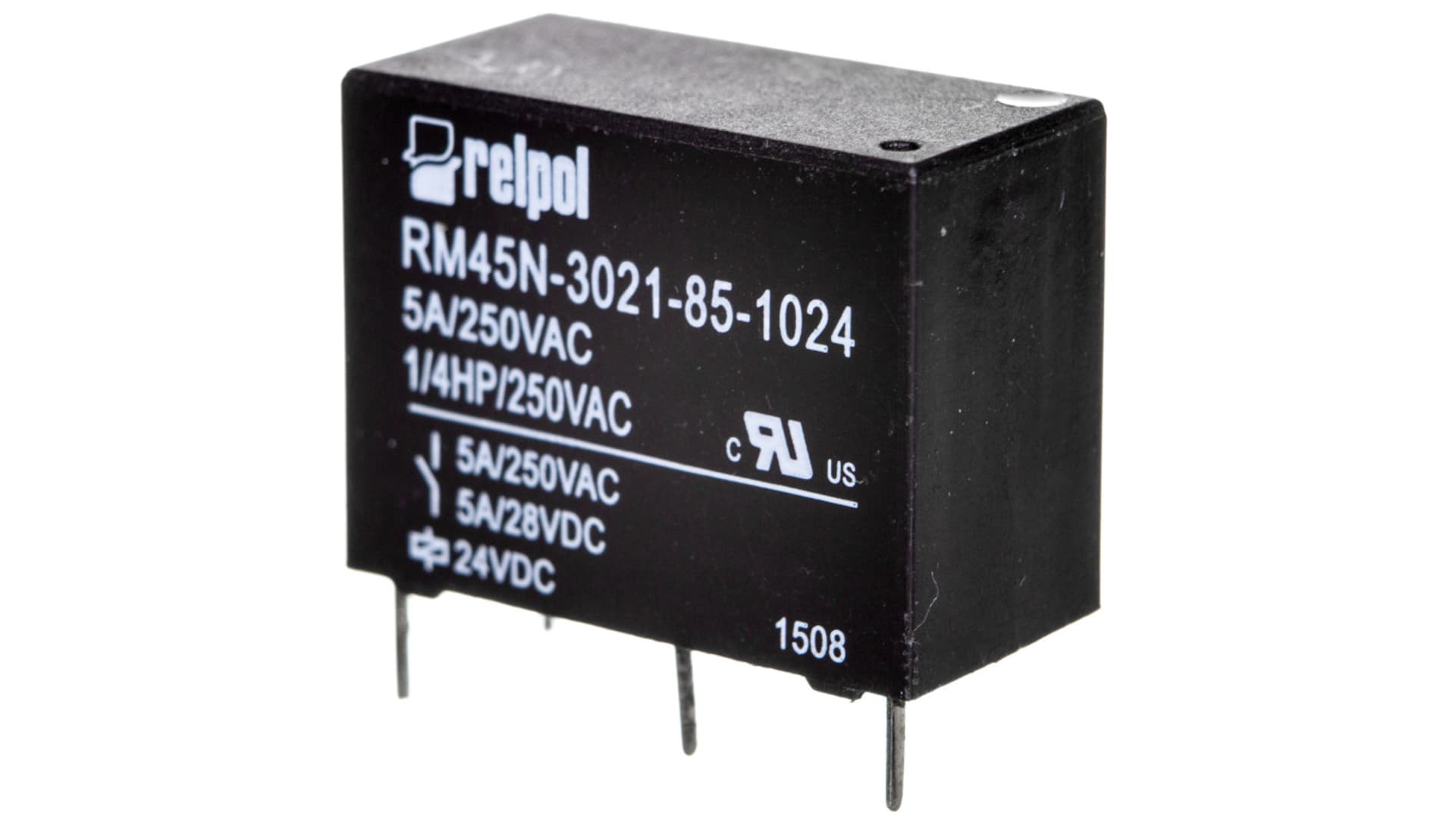 

Przekaźniki miniaturowy 1Z 5A 24V DC PCB RM45N-3021-85-1024 2614955