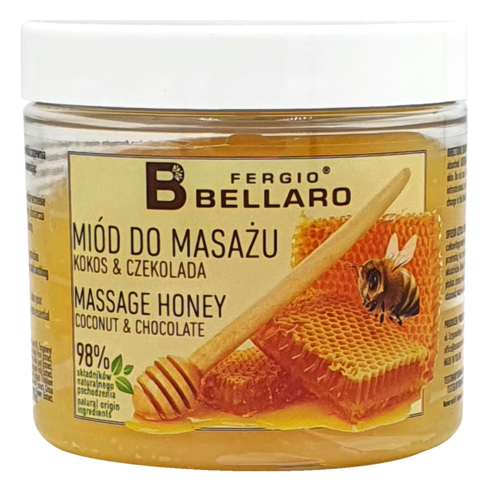 

Fergio Bellaro Miód do masażu Czekolada z kokosem 160g