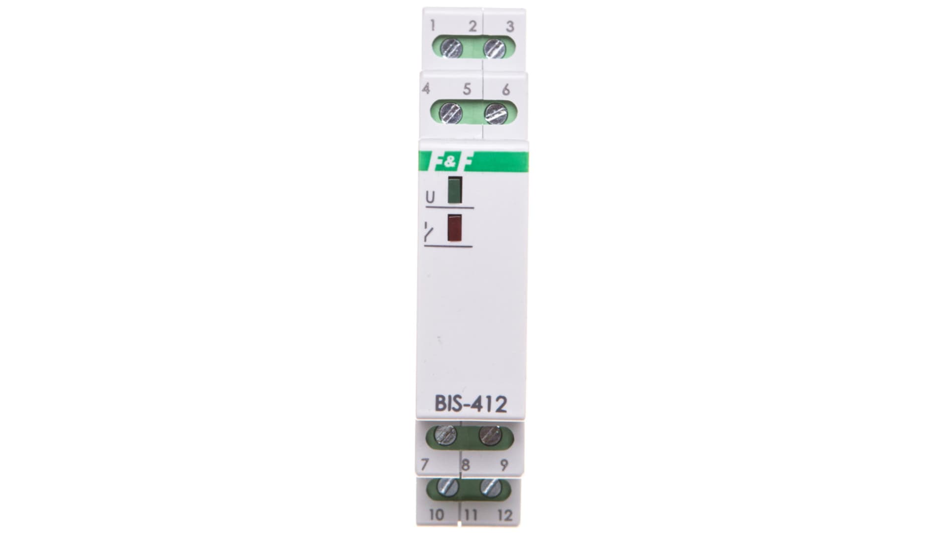 

Przekaźnik bistabilny grupowy 1Z 230V AC z przkeaźnikiem inrush BIS-412i