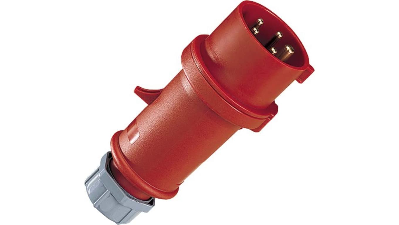 

Wtyczka przenośna 16A 5P 400V czerwona IP44 ProTOP 13A MEN13A