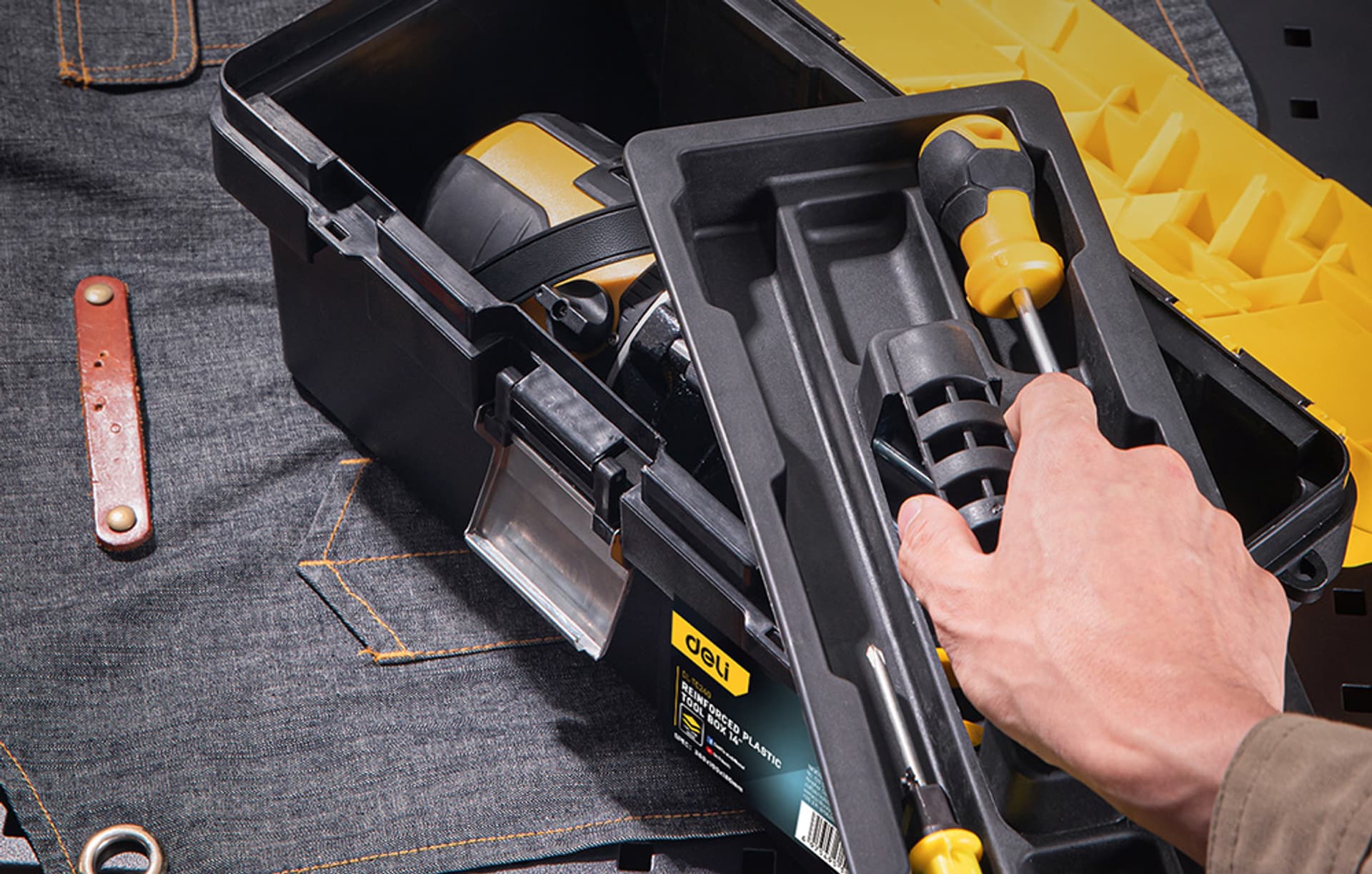

Pudło na narzędzia Deli Tools EDL-TC240