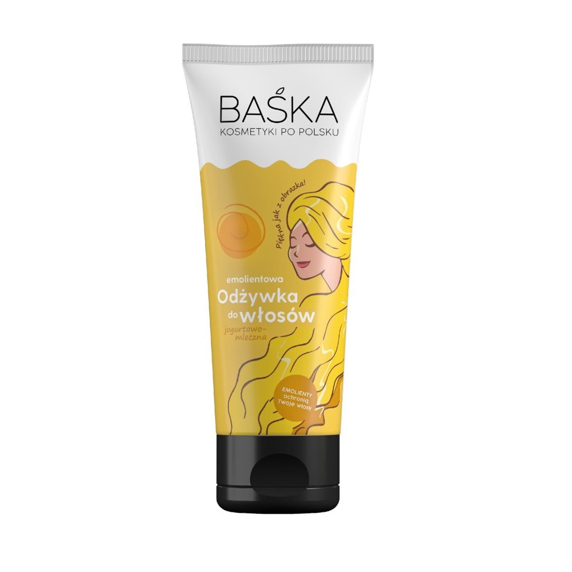 

BAŚKA Kosmetyki Po Polsku Emolientowa Odżywka do włosów - jogurtowo mleczna 250ml