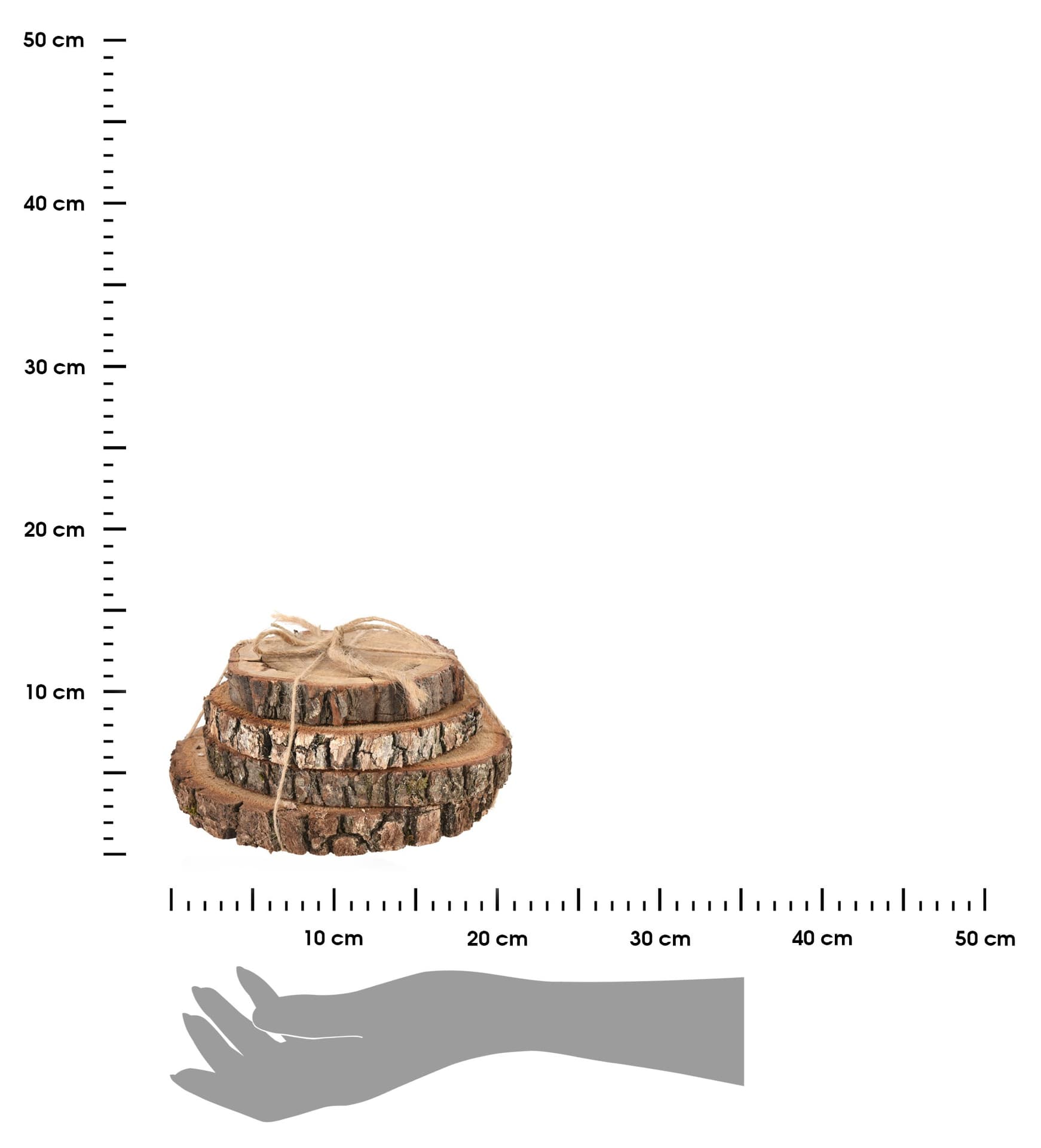 

Podstawki drewniane Pieńki 4 szt