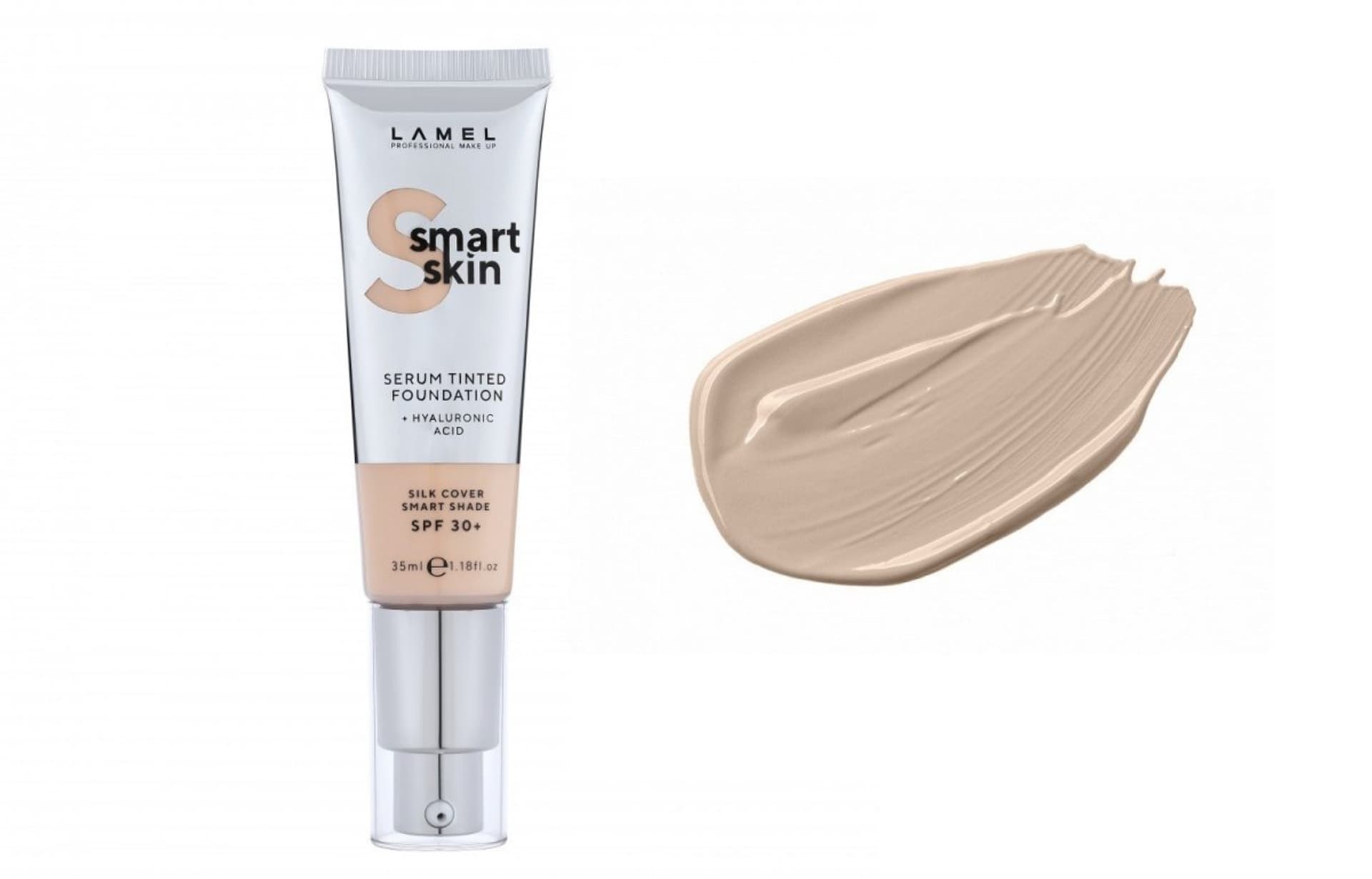

LAMEL Smart Skin Serum Tinted Foundation Podkład nawilżający z kwasem hialuronowym nr 402 Beige 35ml