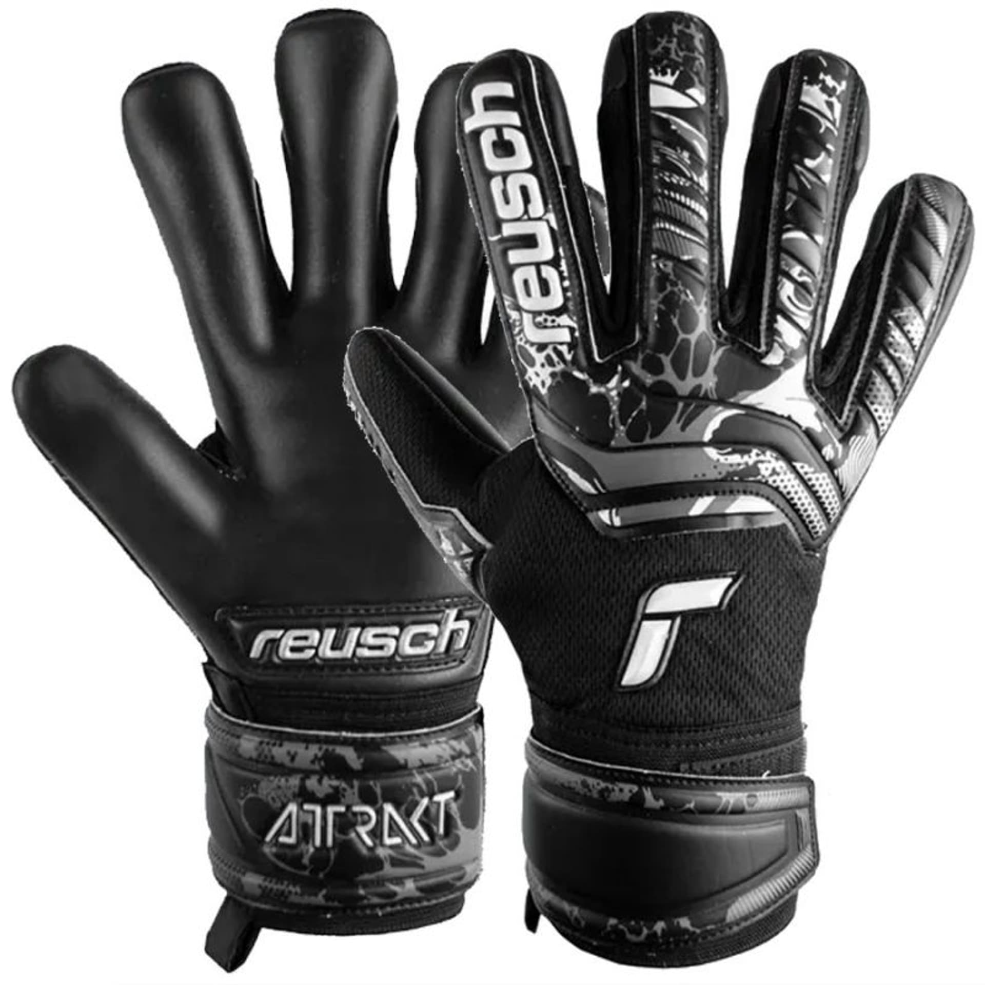 

Rękawice Reusch Attrakt Infinity Finger Support Jr (kolor Czarny, rozmiar 7.5)