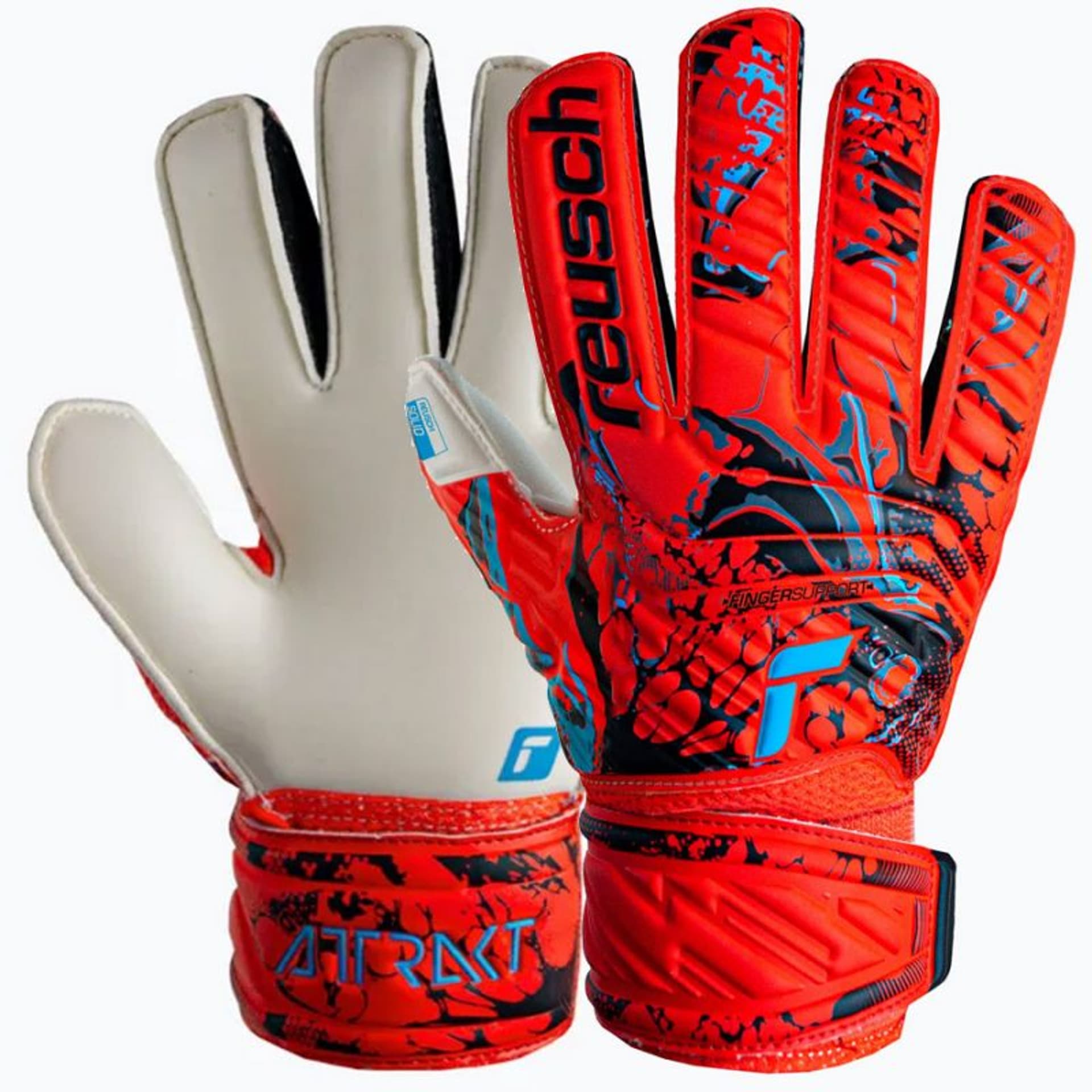 

Rękawice Reusch Attrakt Solid Finger Support Jr (kolor Czerwony, rozmiar 7.5)