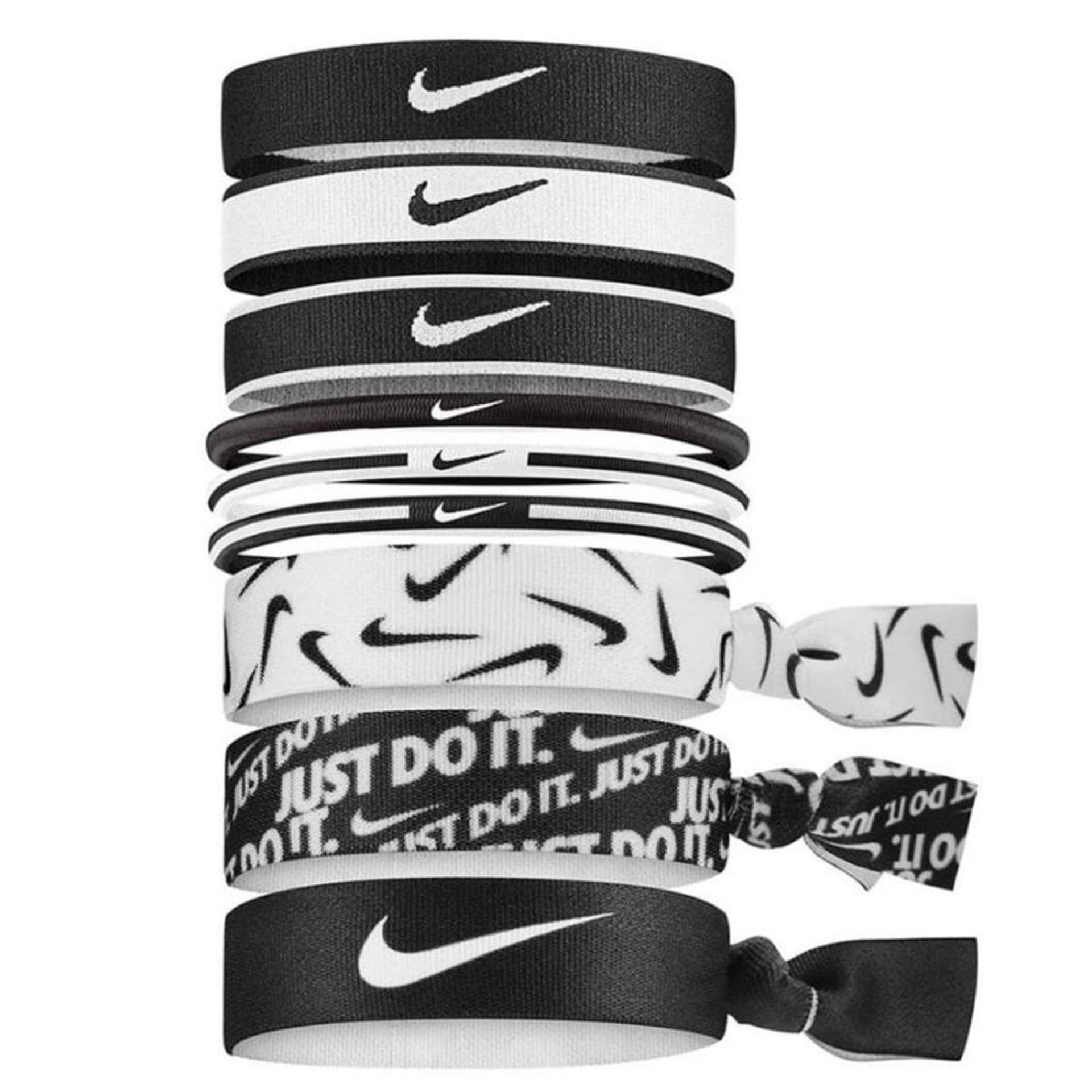 

Opaski do włosów Nike Mixed (kolor Biały. Czarny, rozmiar 420x10 mm)